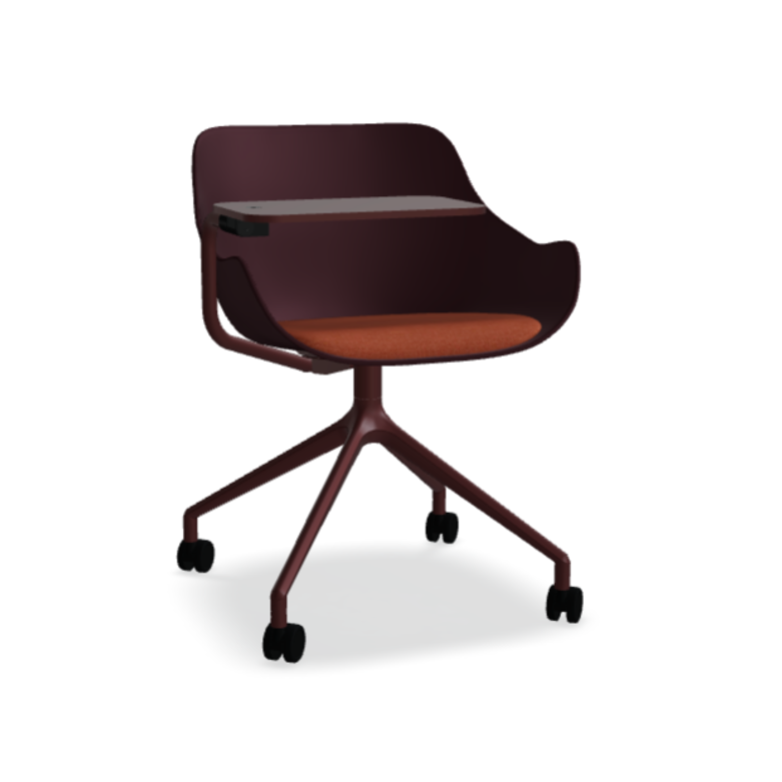 Office chair with Baltic remix top rotary base on wheels