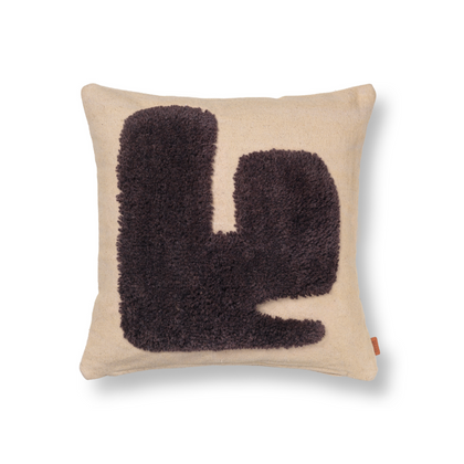 Poduszka LAY CUSHION beżowy z brązowym – ferm LIVING