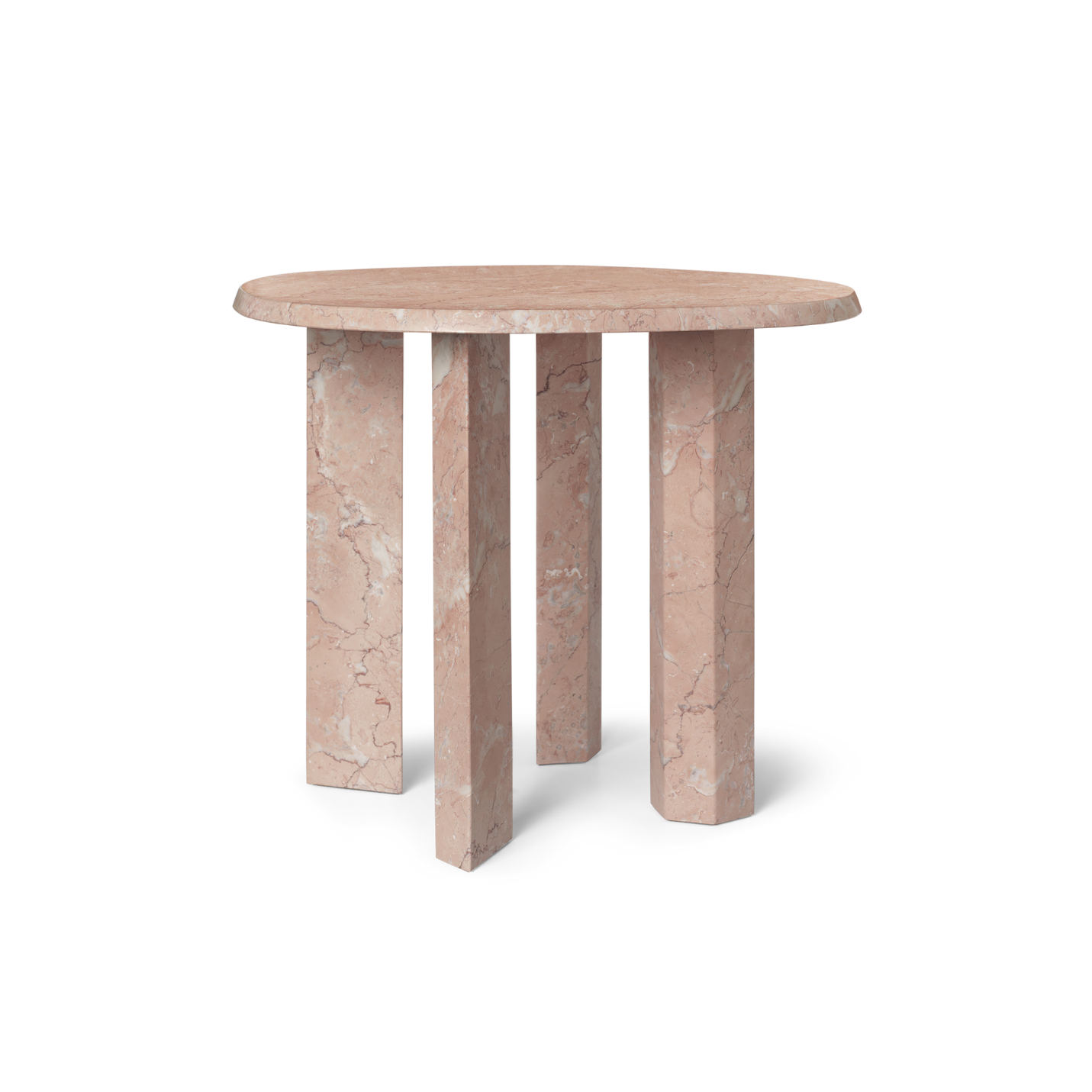 Taula Side Table Pink Marmor