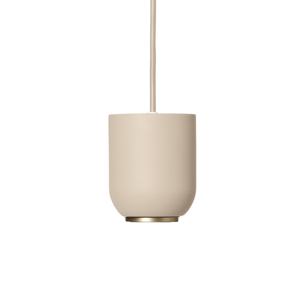 Glocke Beige Hanging Lampe