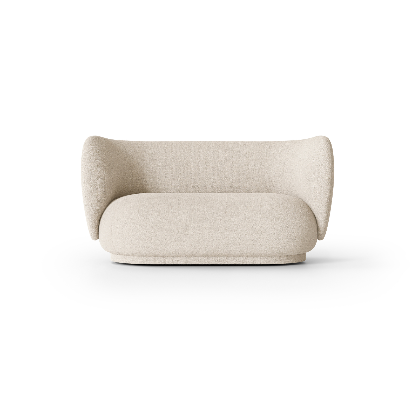 2-seater Rico upholstered sofa