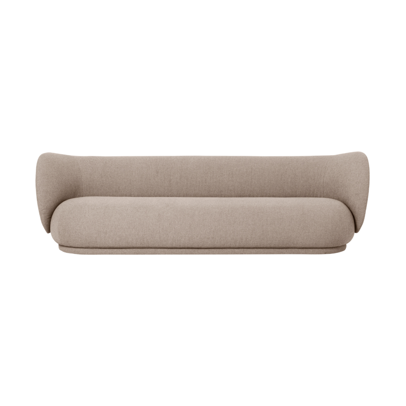 Rico Bouclé Sand 4-Personen-Sofa