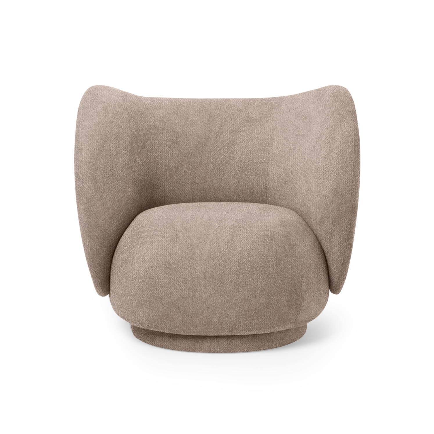 Rico lounge boucle sand armchair