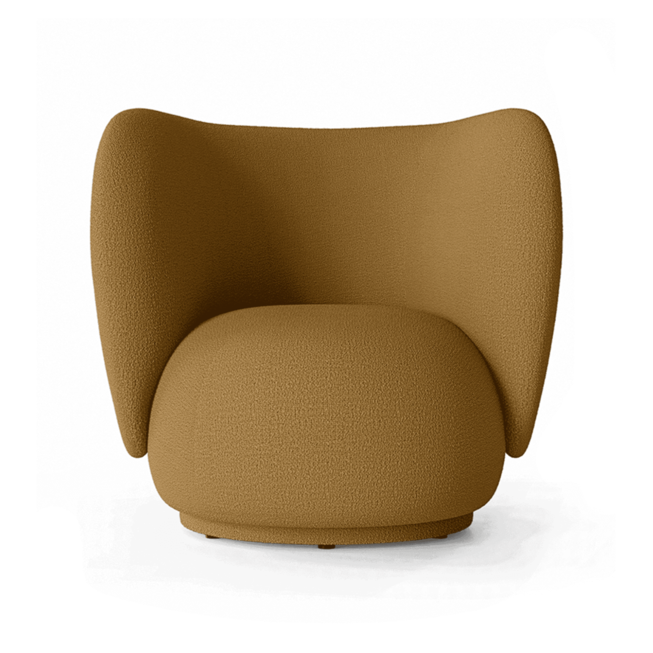 Rico Lounge Wool Boucle Caramel armchair