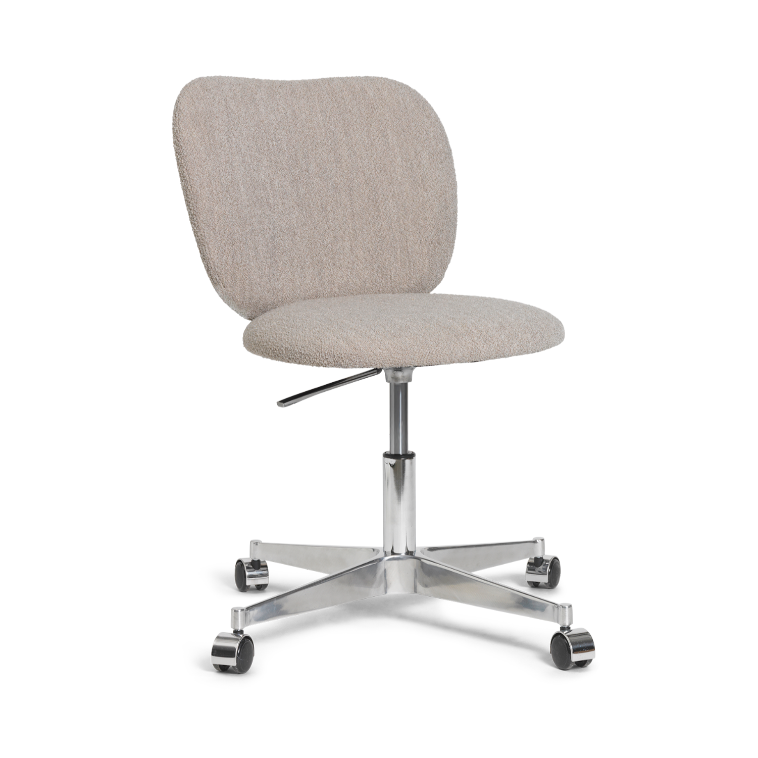 Rico Soft Bouclé beige office chair