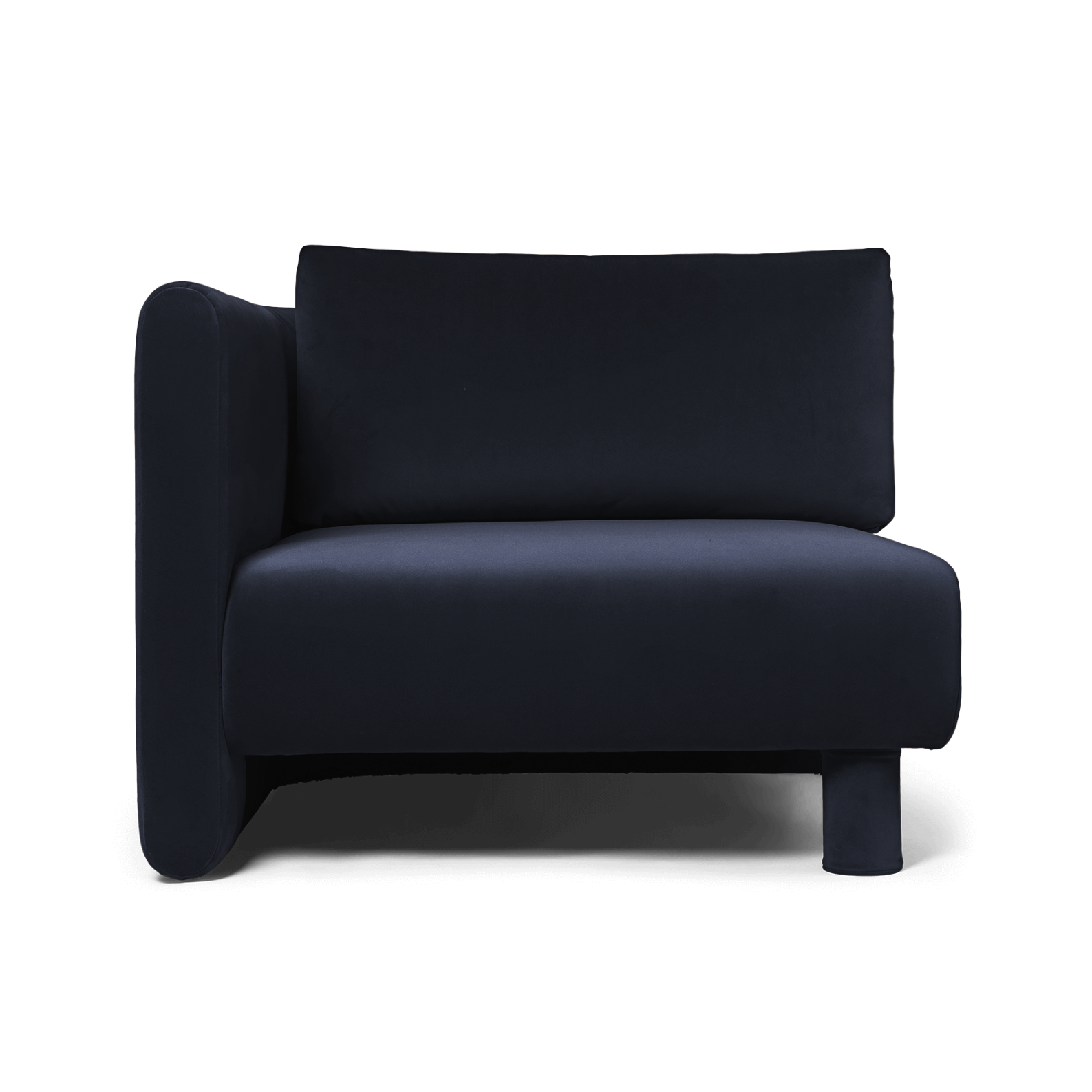 Dase Modulare Sofa - Links -Hand -Element Rich Velvet Navy Blue