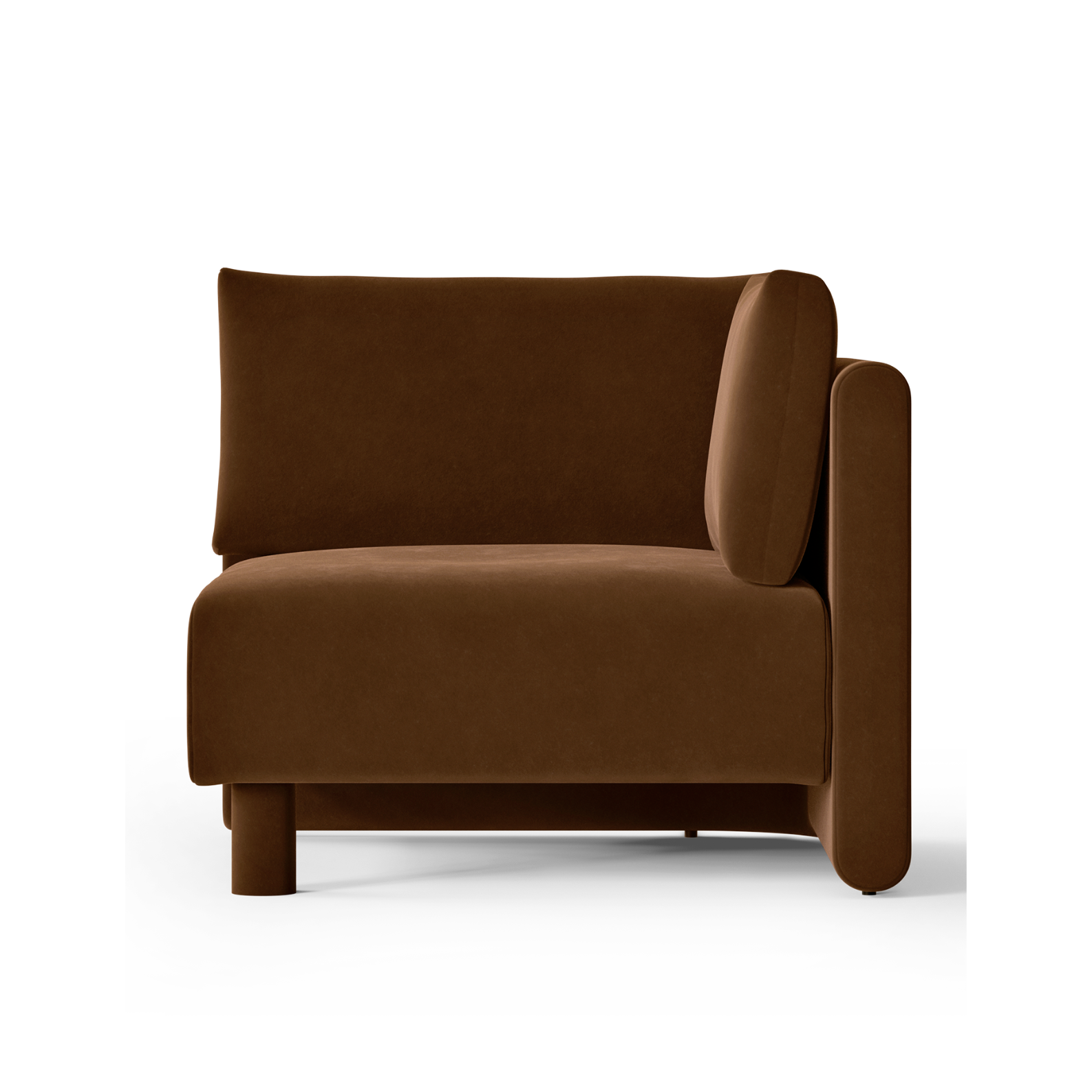 Dase -modulares Sofa - reiches Samt -Samt -Eckelement