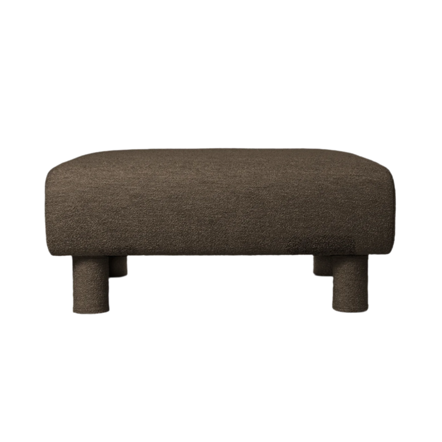 Dase modular sofa - brown soft bouclé