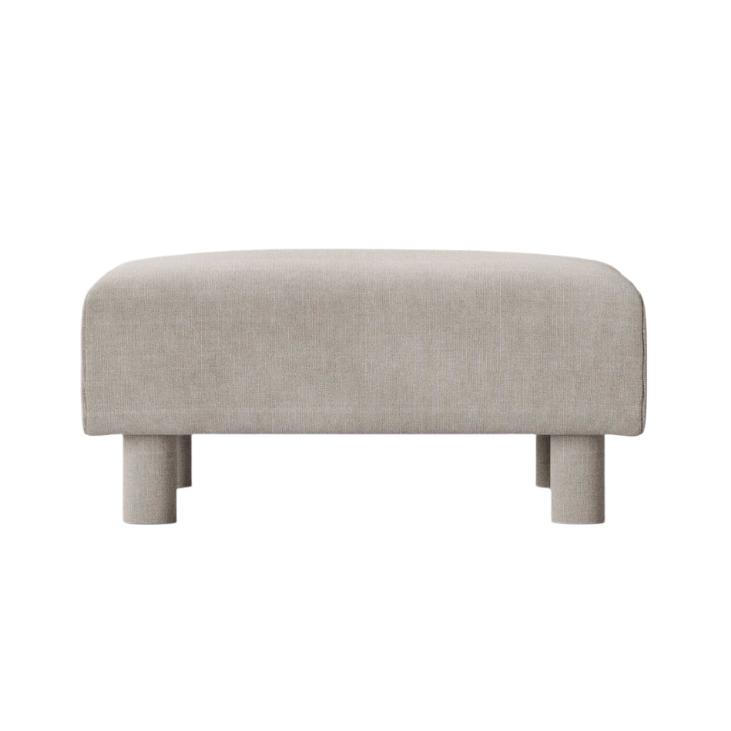 Dase -Modularsofa - Pouf Cotton Leinen Beige