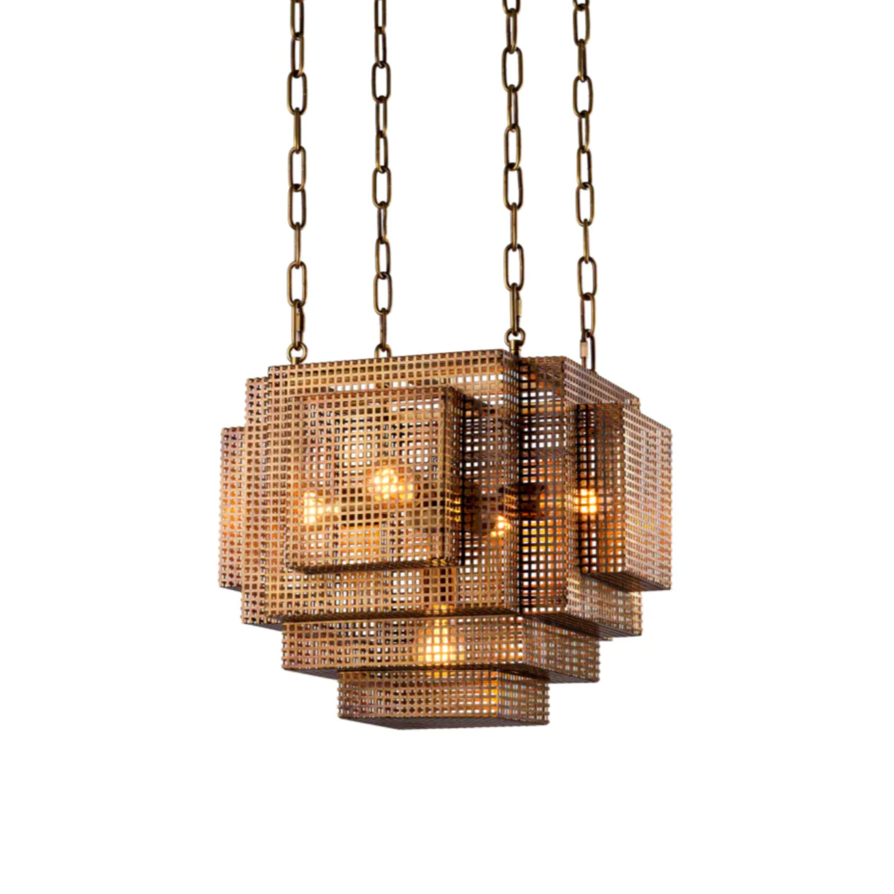 Geara Hanging Lampe Alte Golden