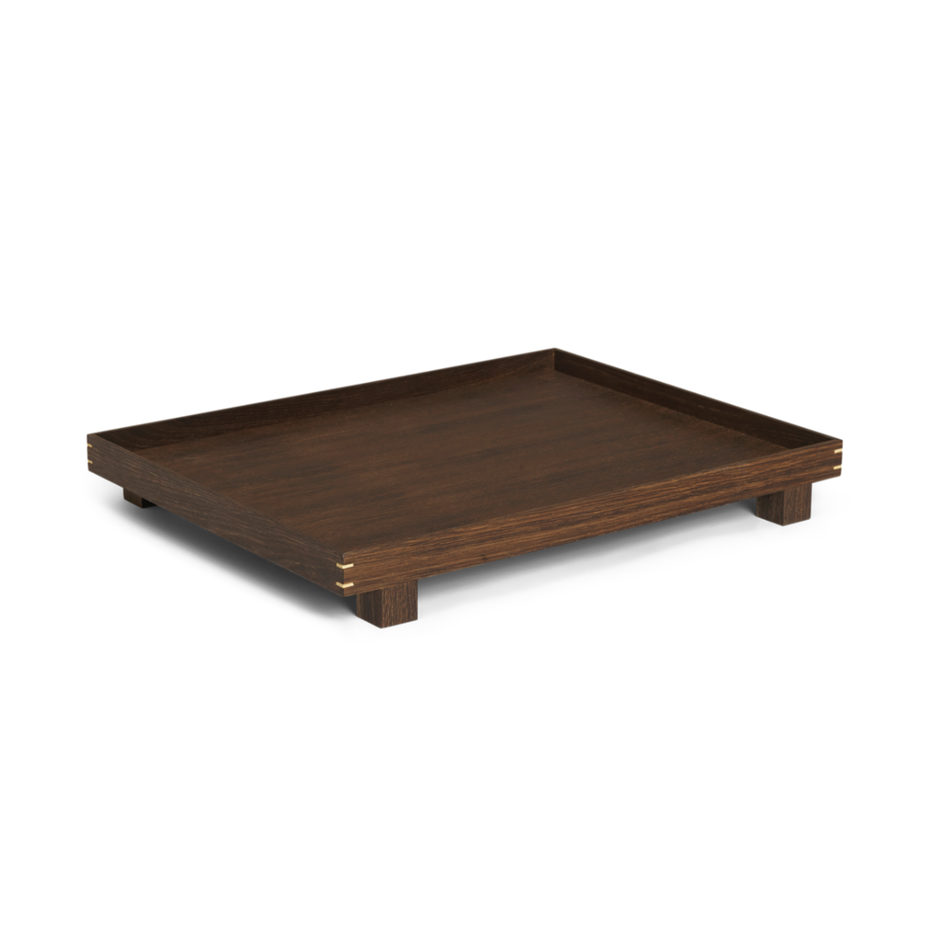 Tray bon wooden smoked oak