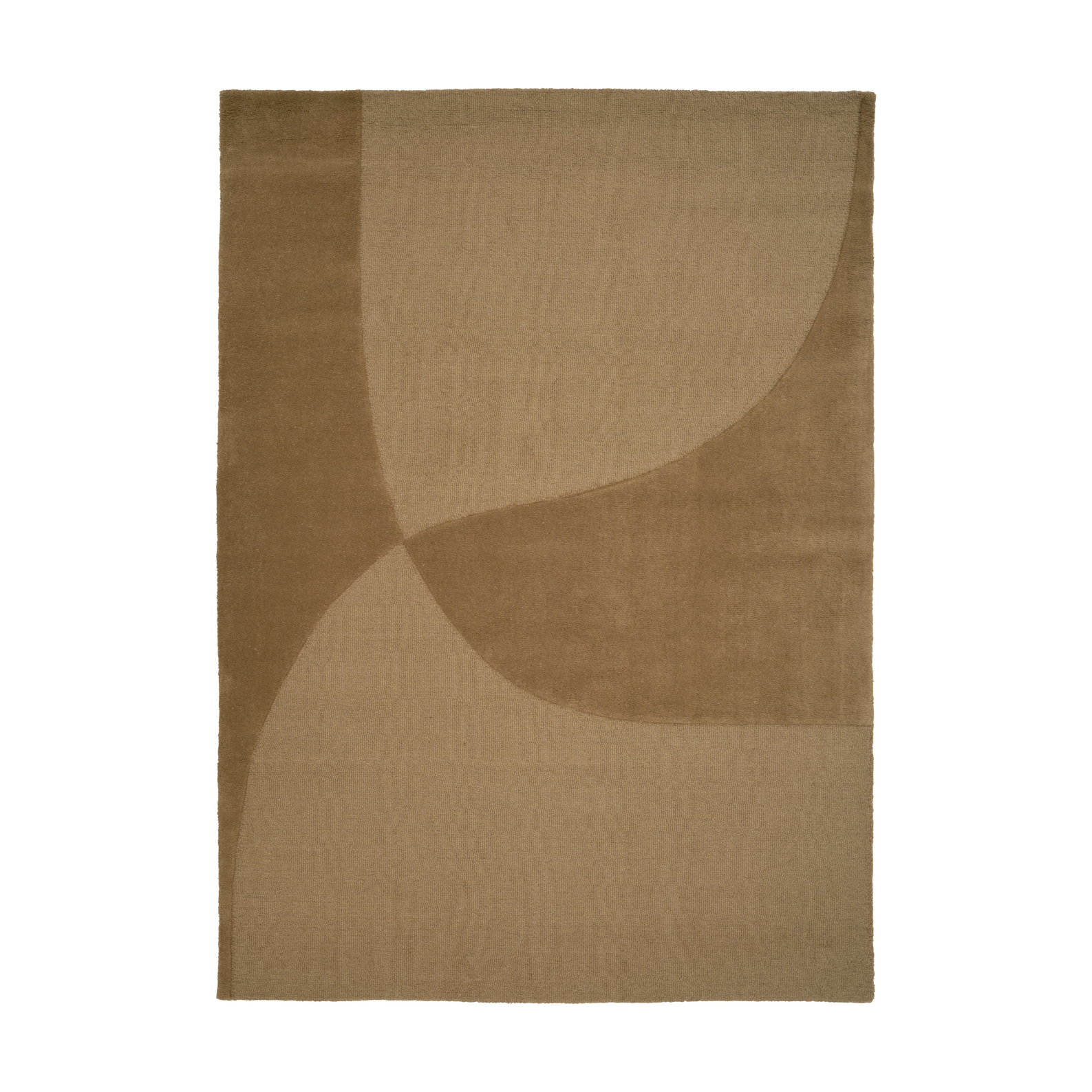 Split plains rug mustard