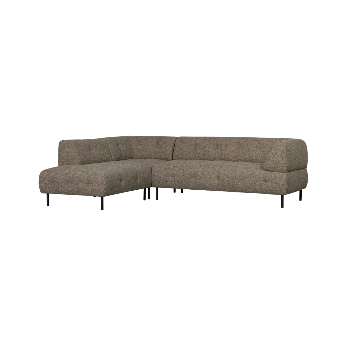 Left -sided corner Lloyd dark brown melange