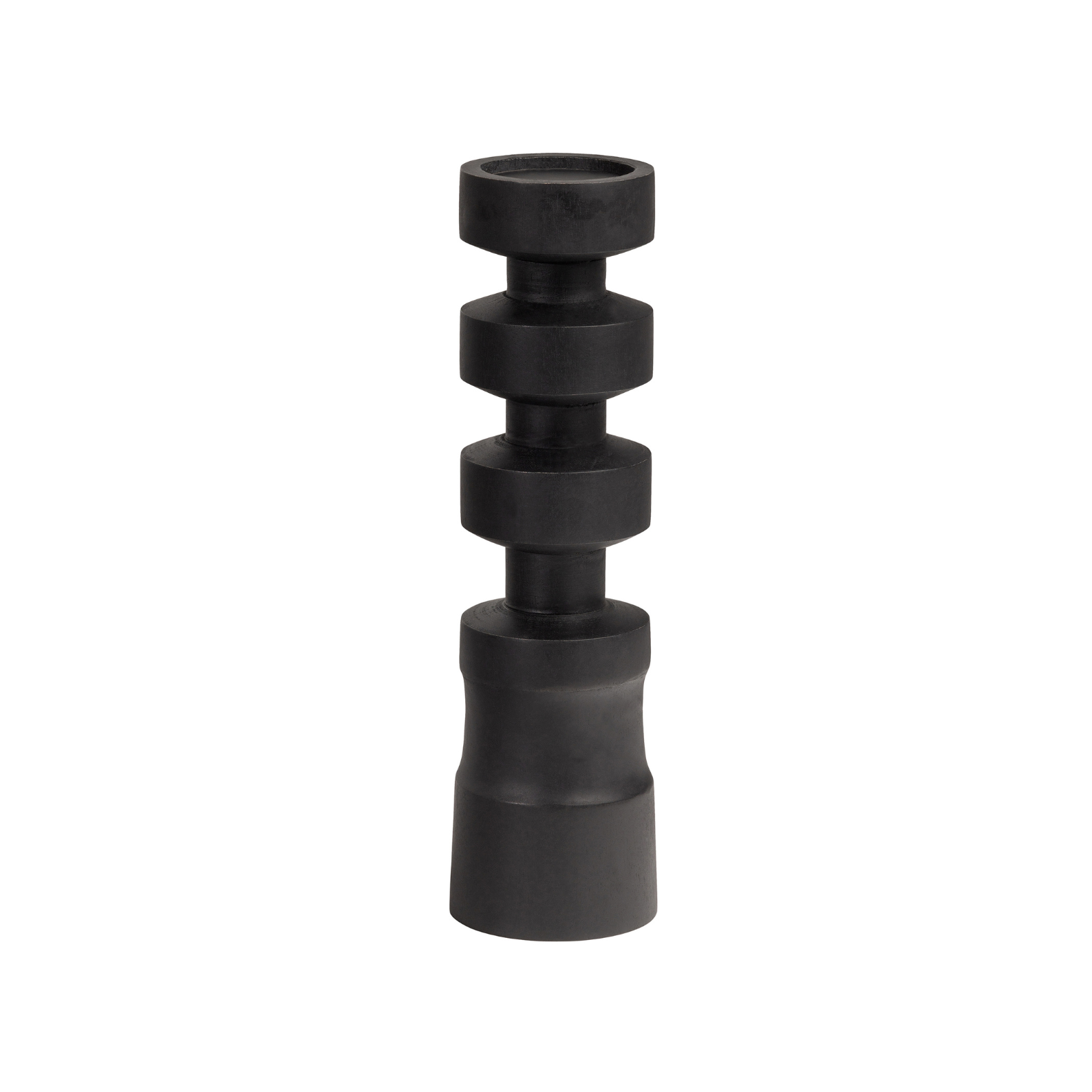Black midi candlestick