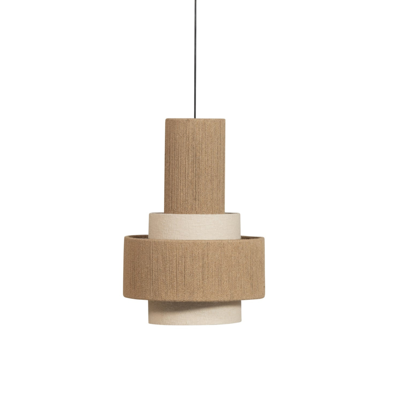 Pelle pendant lamp rope natural
