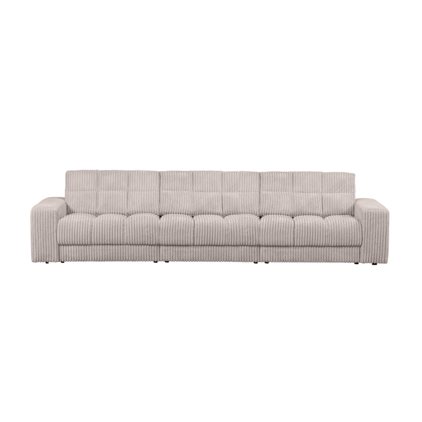 Second date 3-person sofa cream corduroy