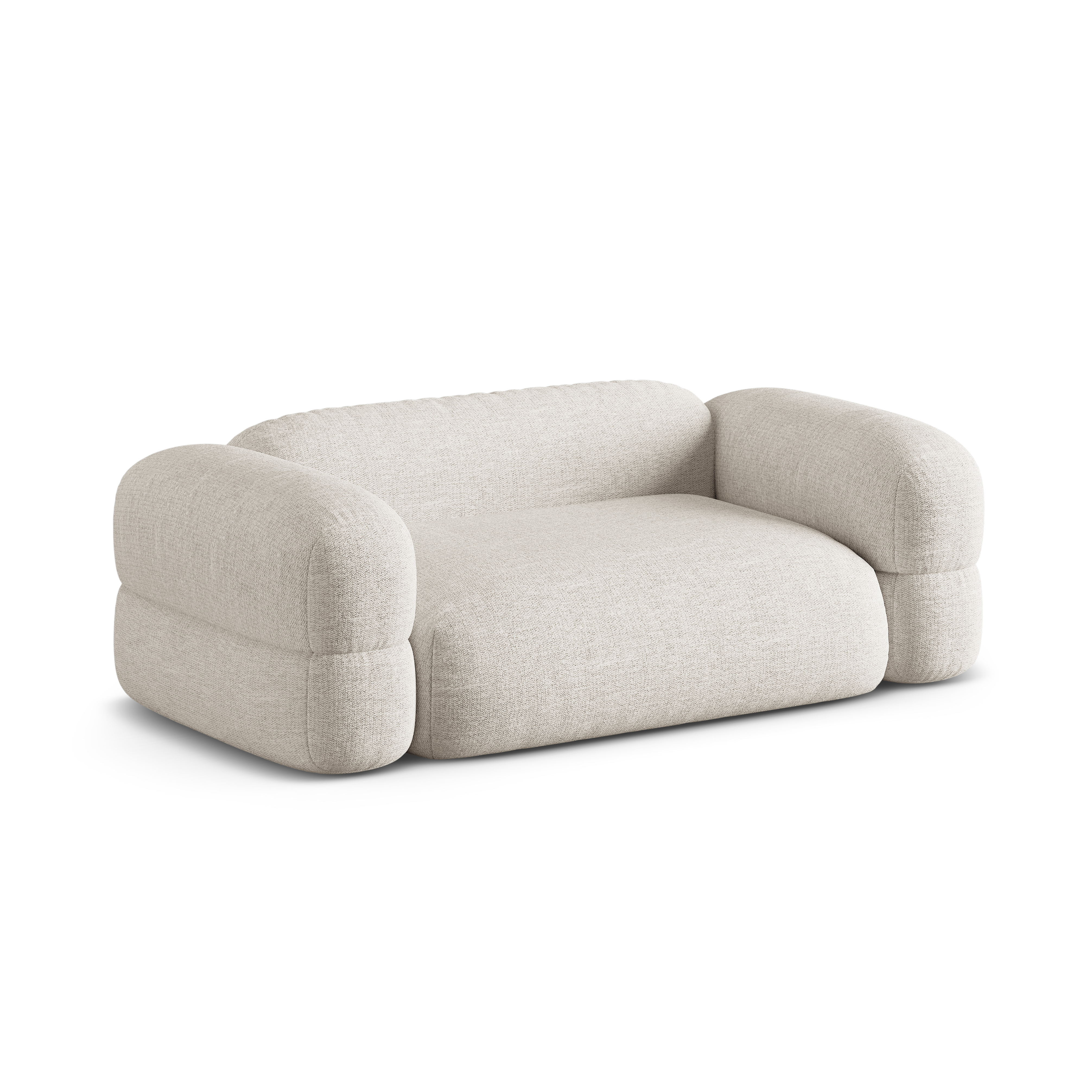 3-seater Sofa ROGER beige chenille