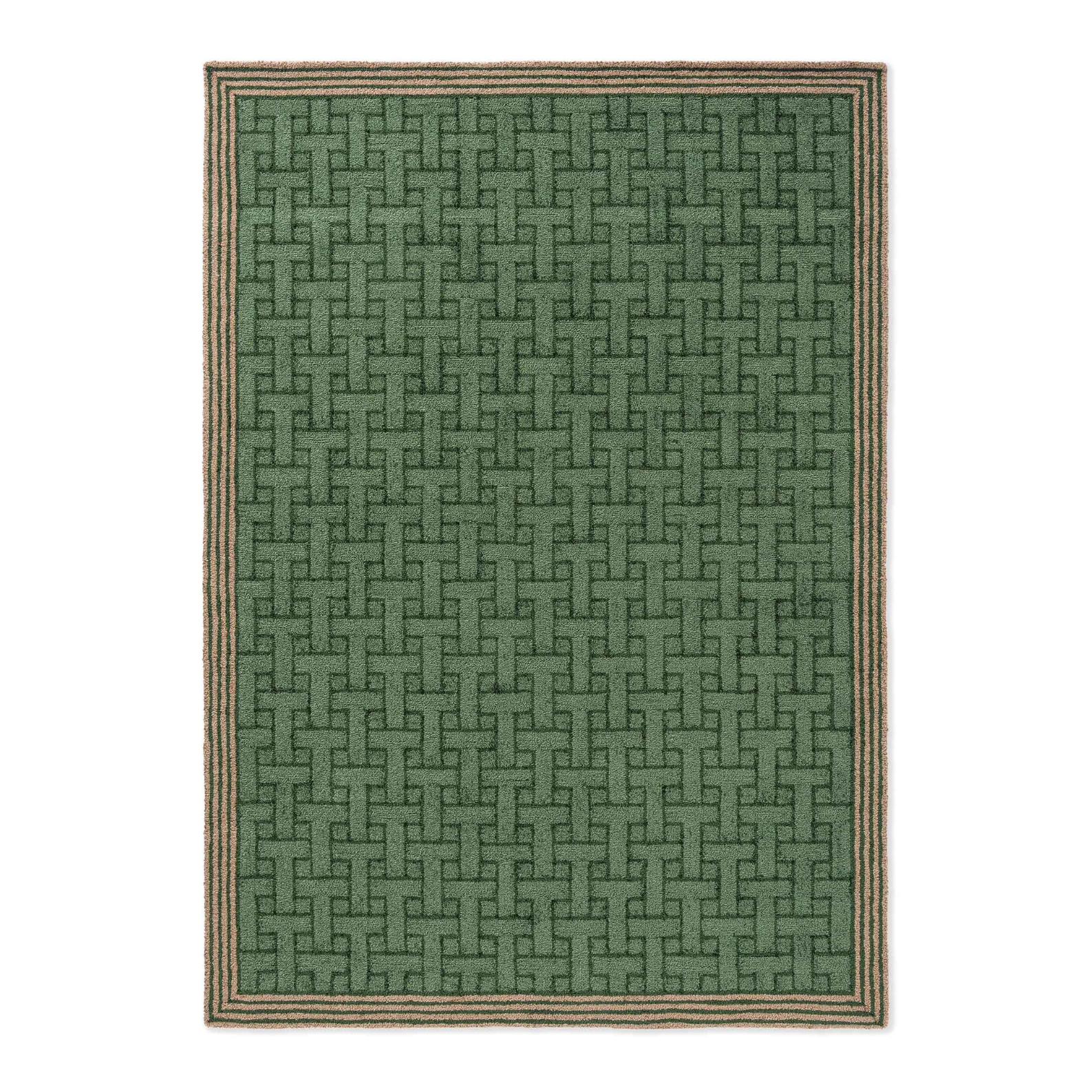 Dywan zewnętrzny T-MONOGRAM JADE zielony