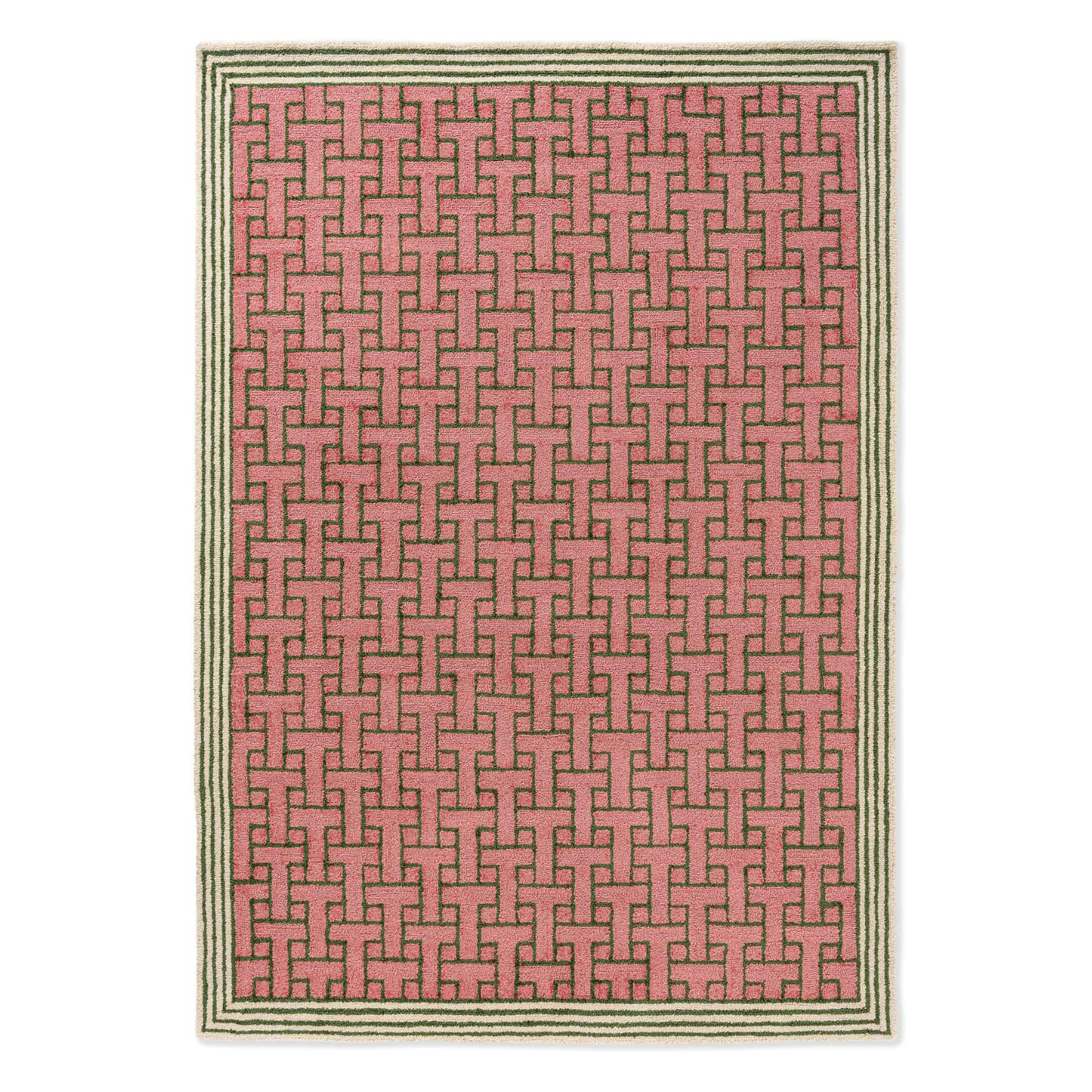 Dywan zewnętrzny T-MONOGRAM DUSTED różowy