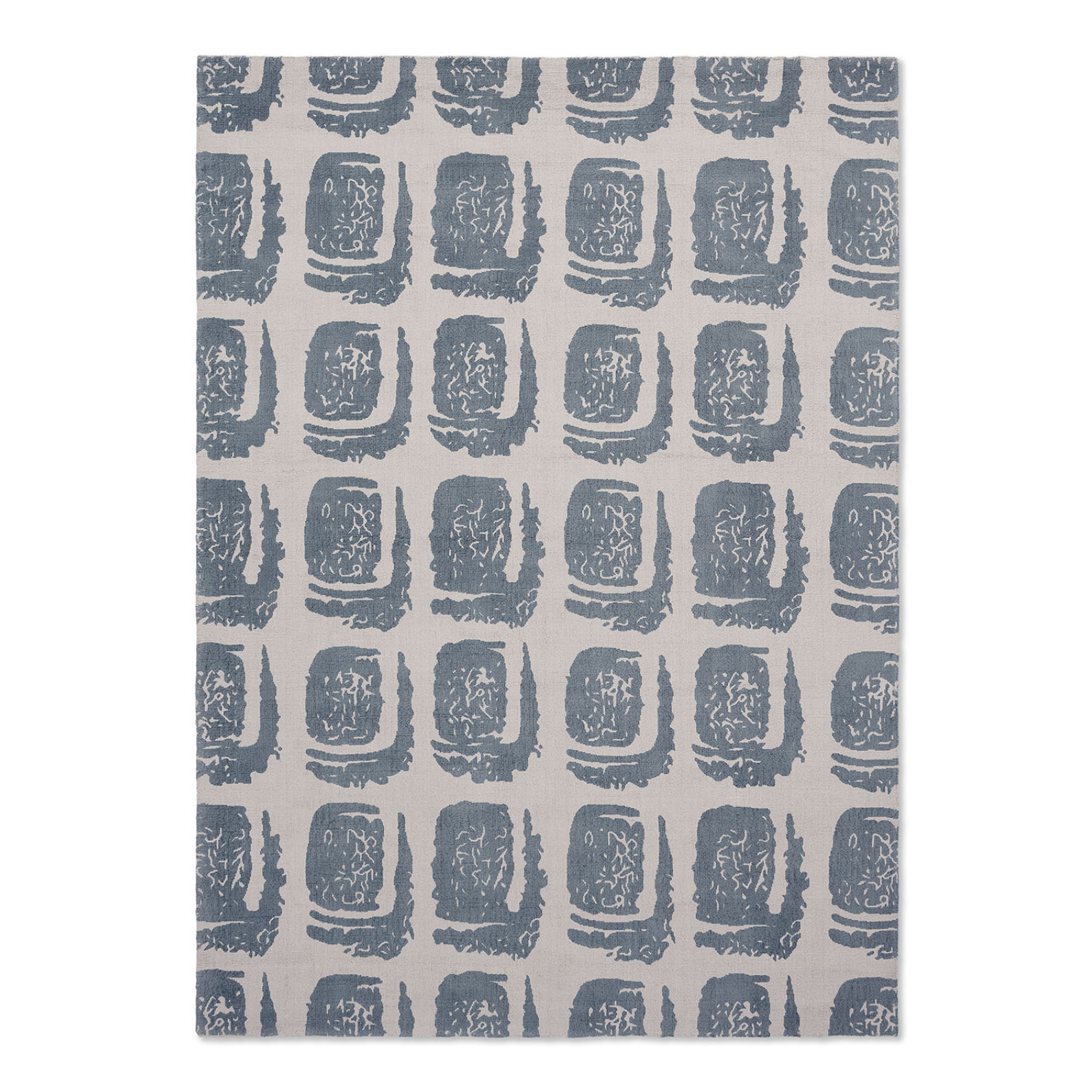 Dywan WOODBLOCK GREY beżowo-szary