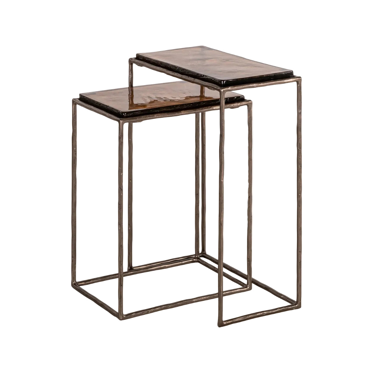 Beistelltisch-Set VILLANO braun