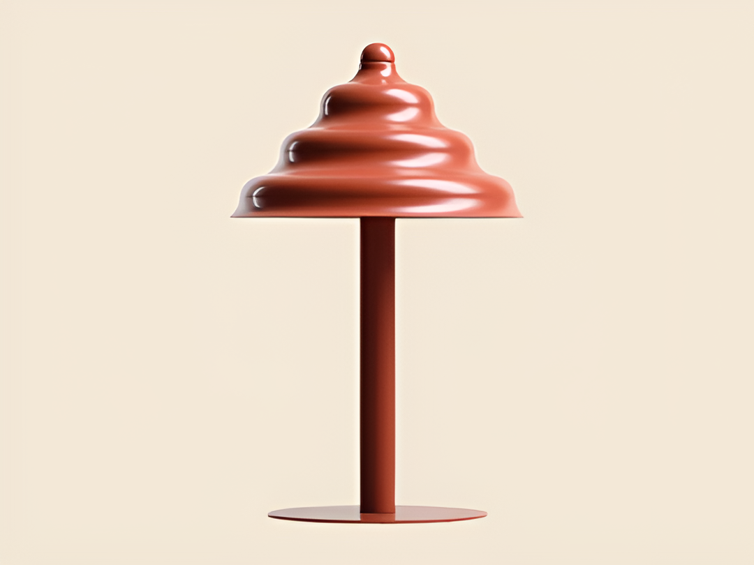 Table lamp brick wave