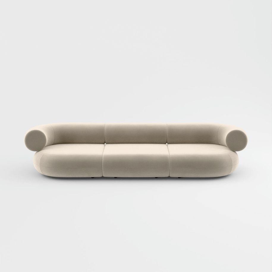 3-module sofa upholstered Fat [Julia] [Amelia SPR]