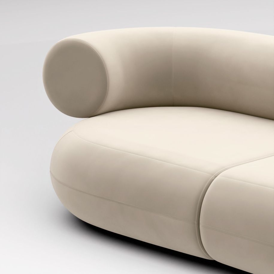 3-module sofa upholstered Fat [Julia] [Amelia SPR]