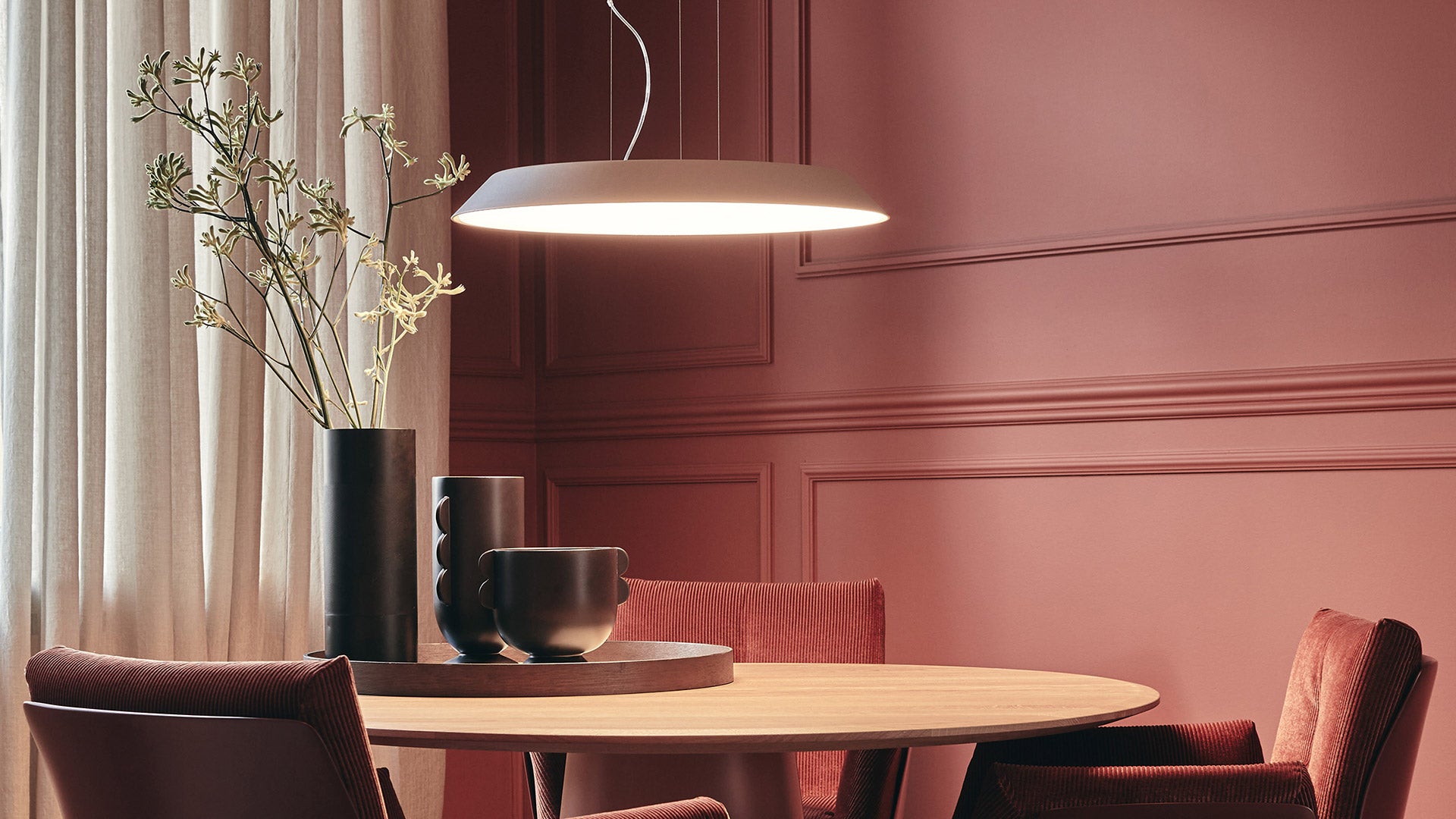 Pendelleuchte FEBE weiß