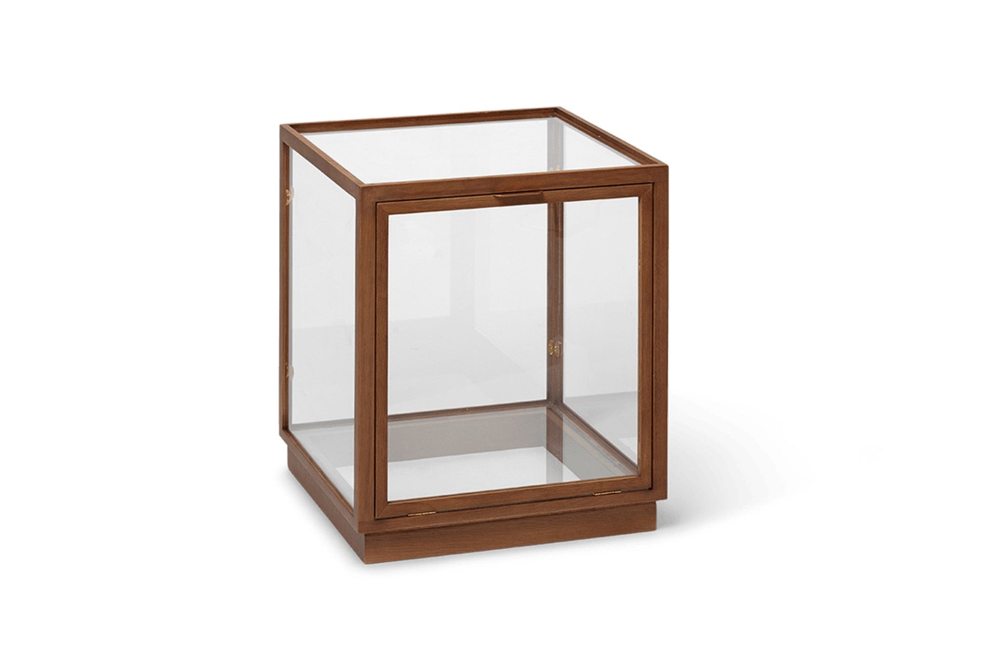 MIRU GLASS MONTRE Vitrine aus dunkelbrauner Eiche 