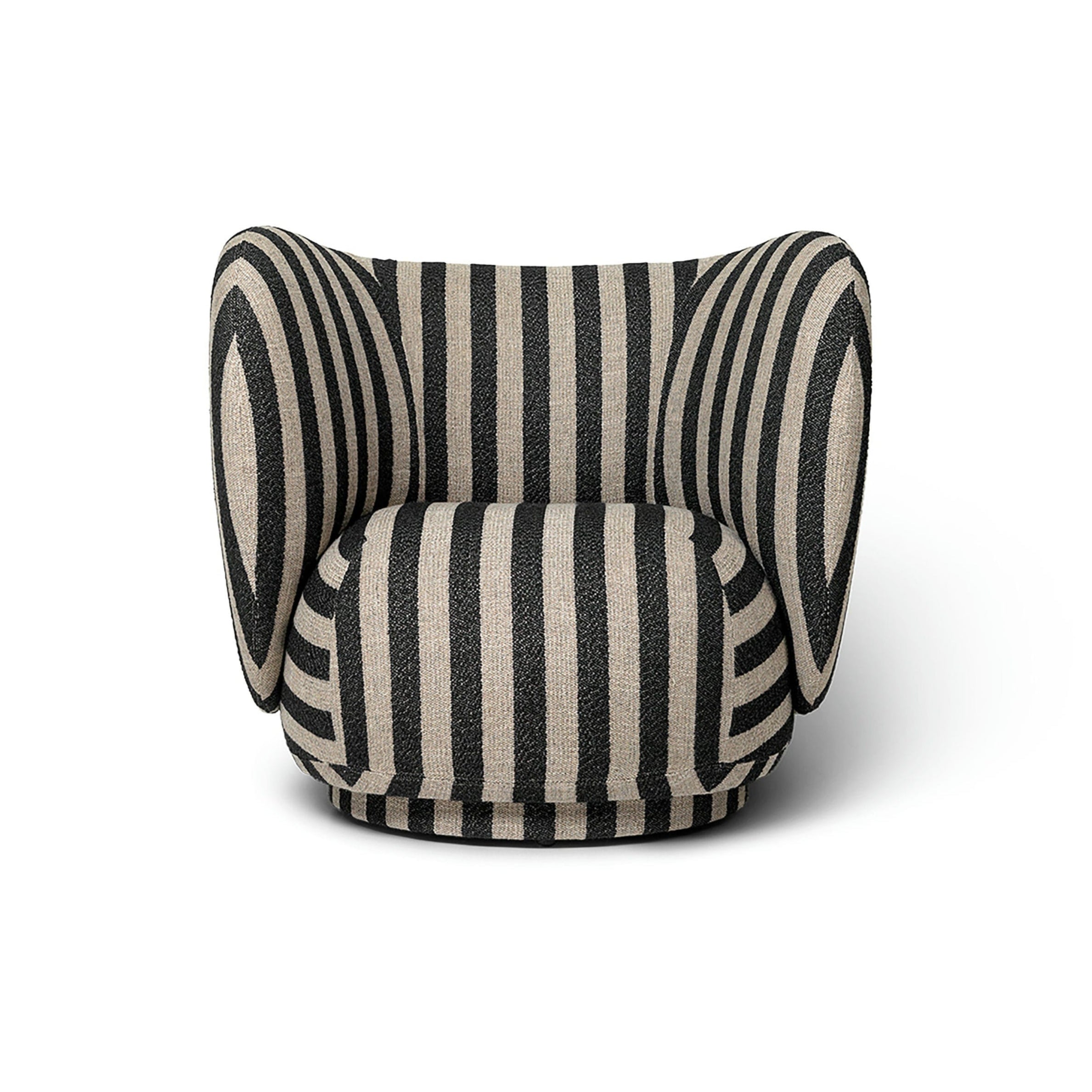 Rico Louisiana black and white armchair