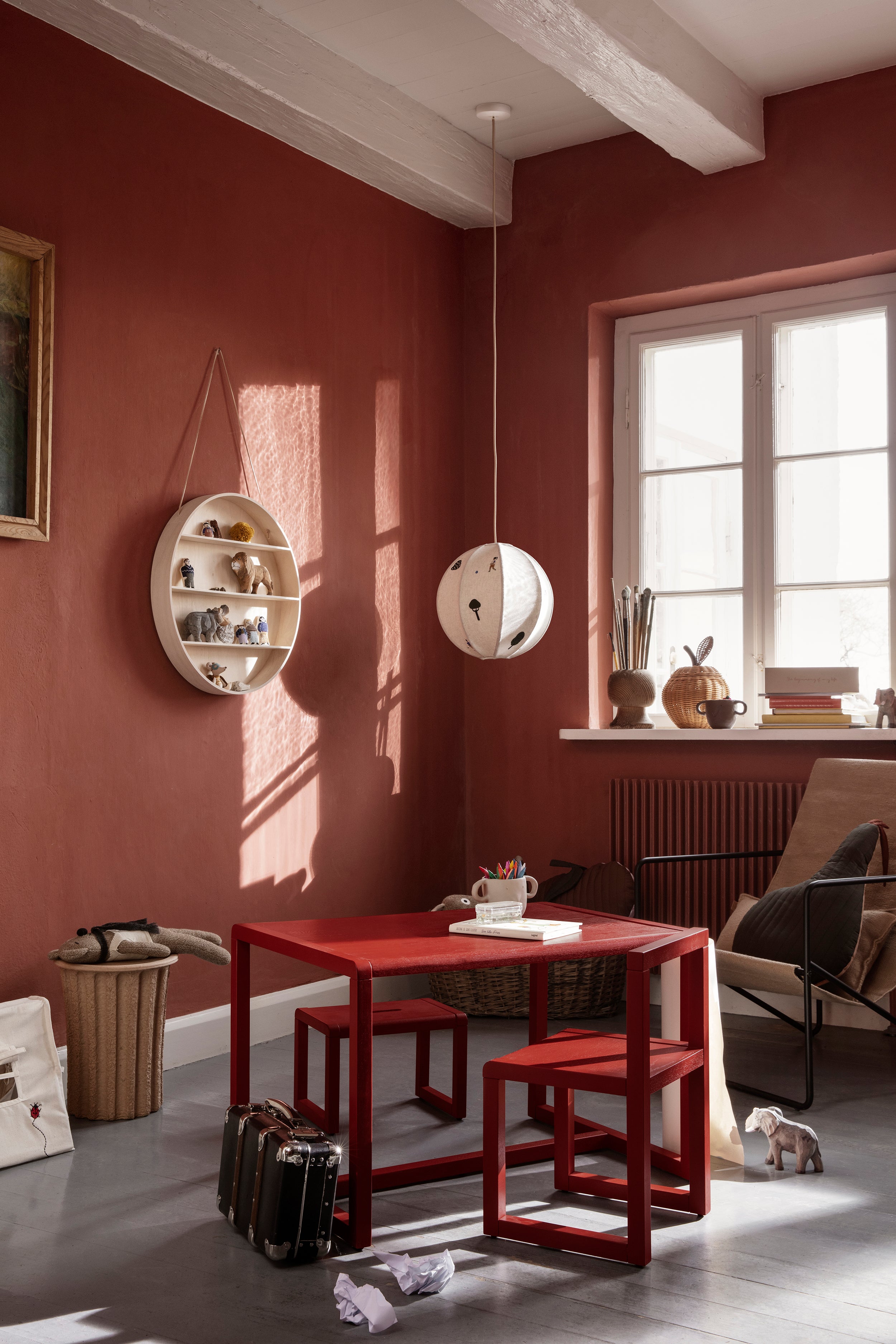 LITTLE ARCHITECT children's chair red