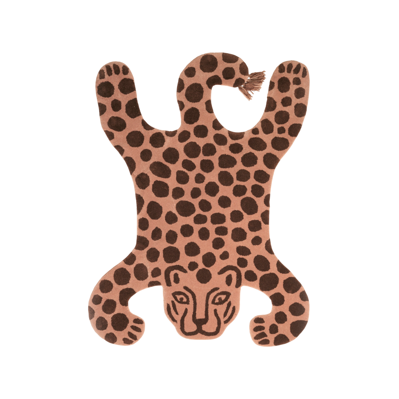 Brauner Teppich SAFARI LEOPARD 