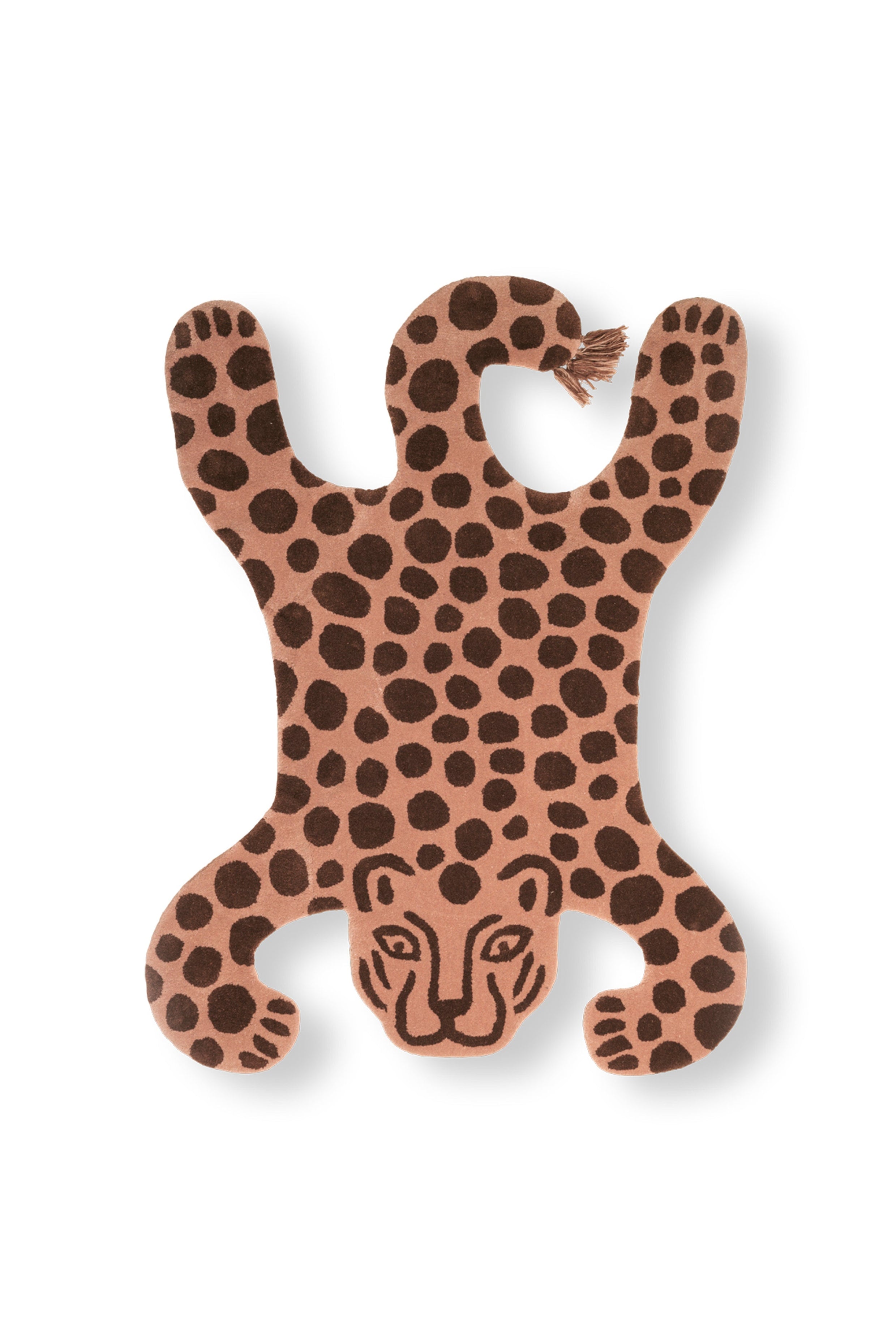 Brauner Teppich SAFARI LEOPARD 