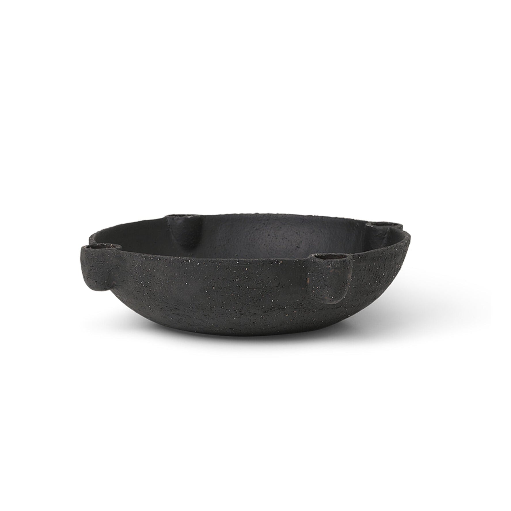 Kerzenhalter BOWL schwarze Keramik [Klaudia]