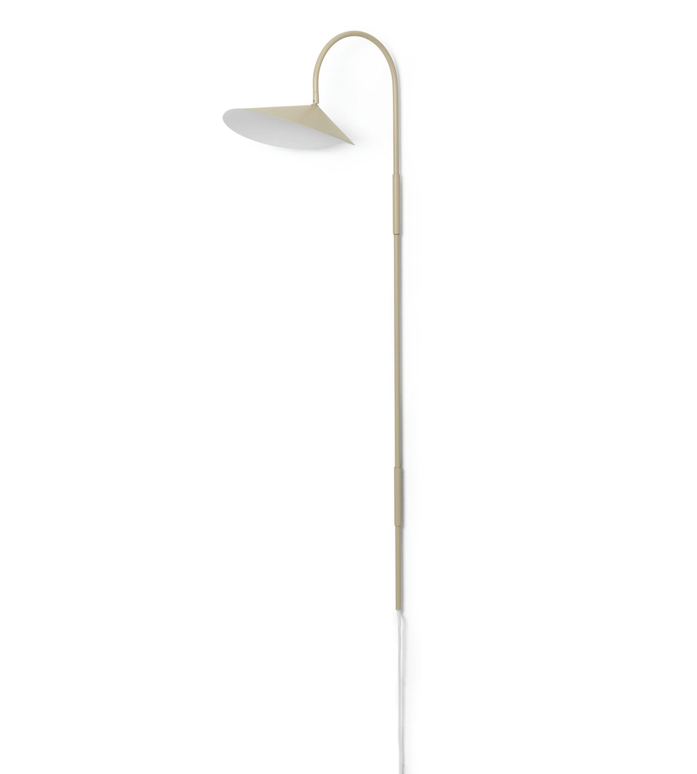 Beige arum wall lamp