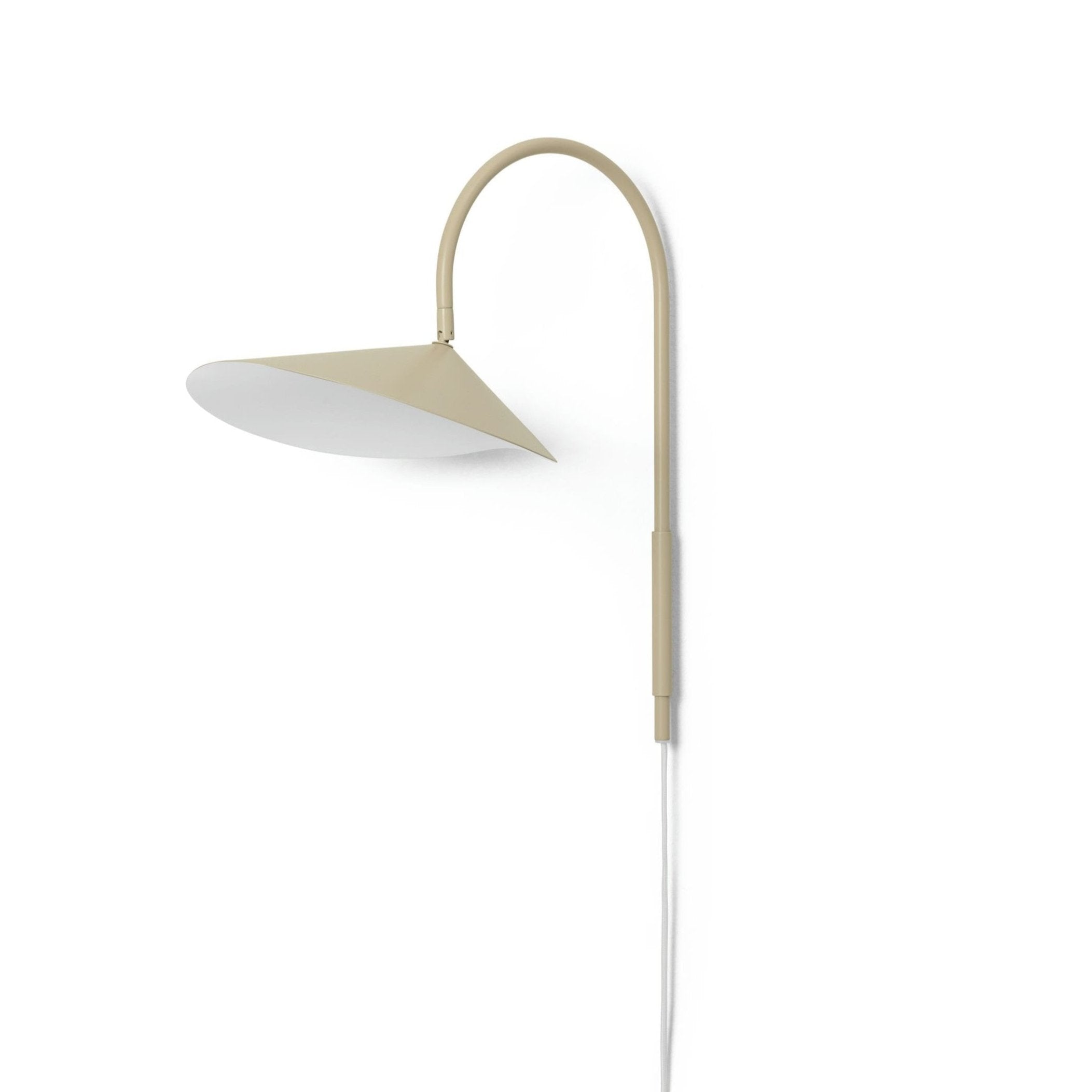 Beige Arum Wandlampe