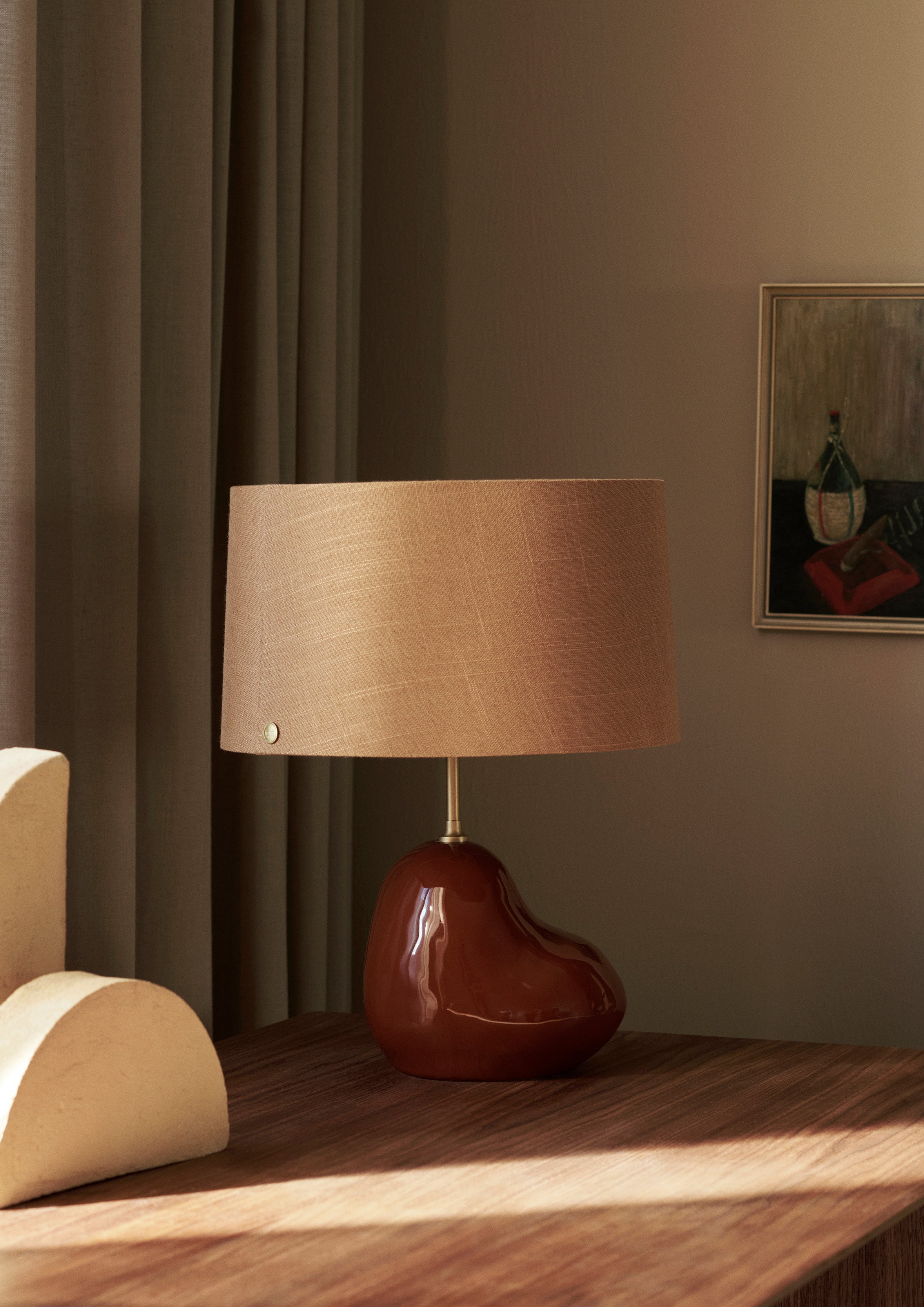 Eclipse caramel lampshade