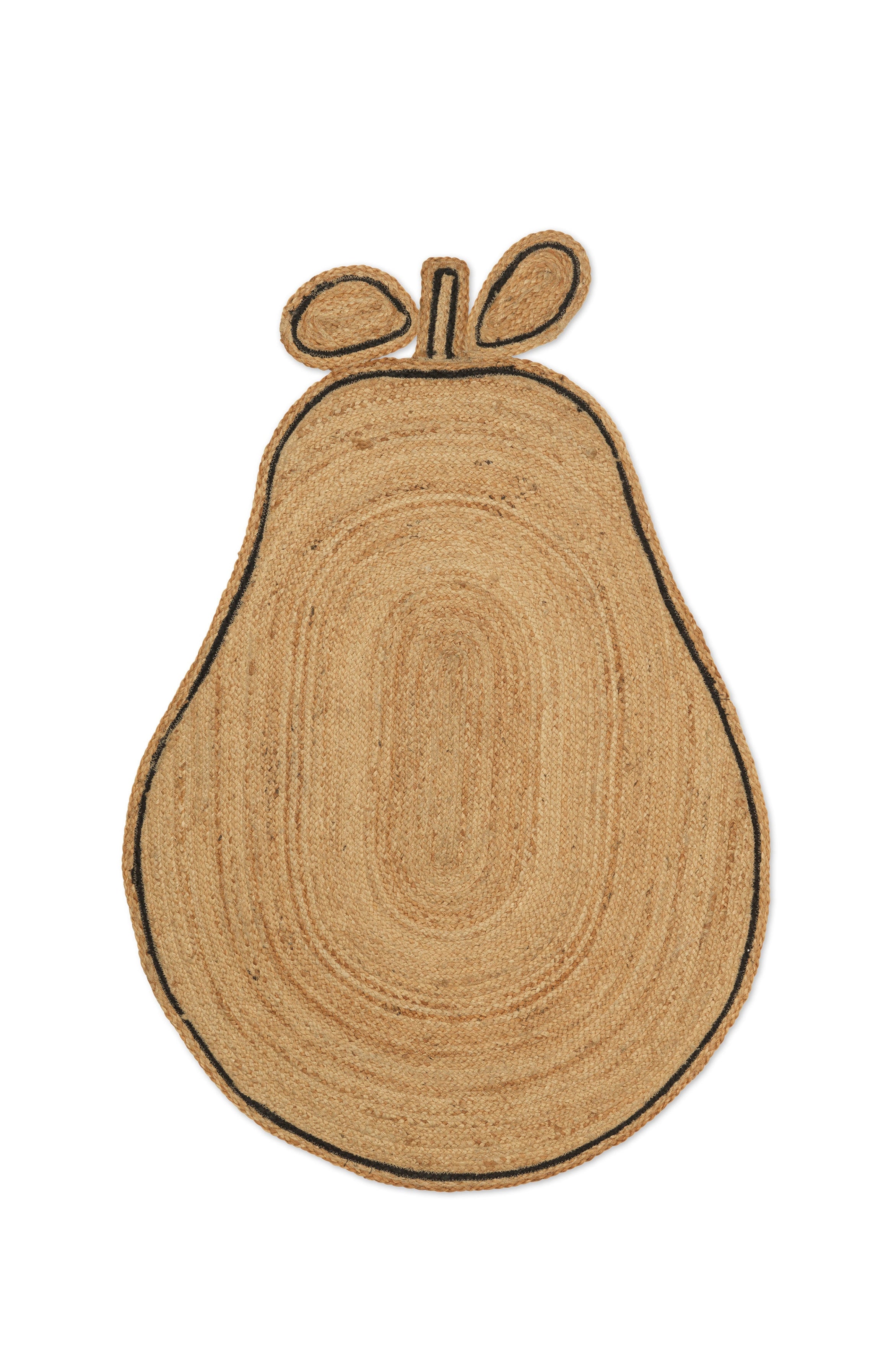 Woven PEAR jute rug