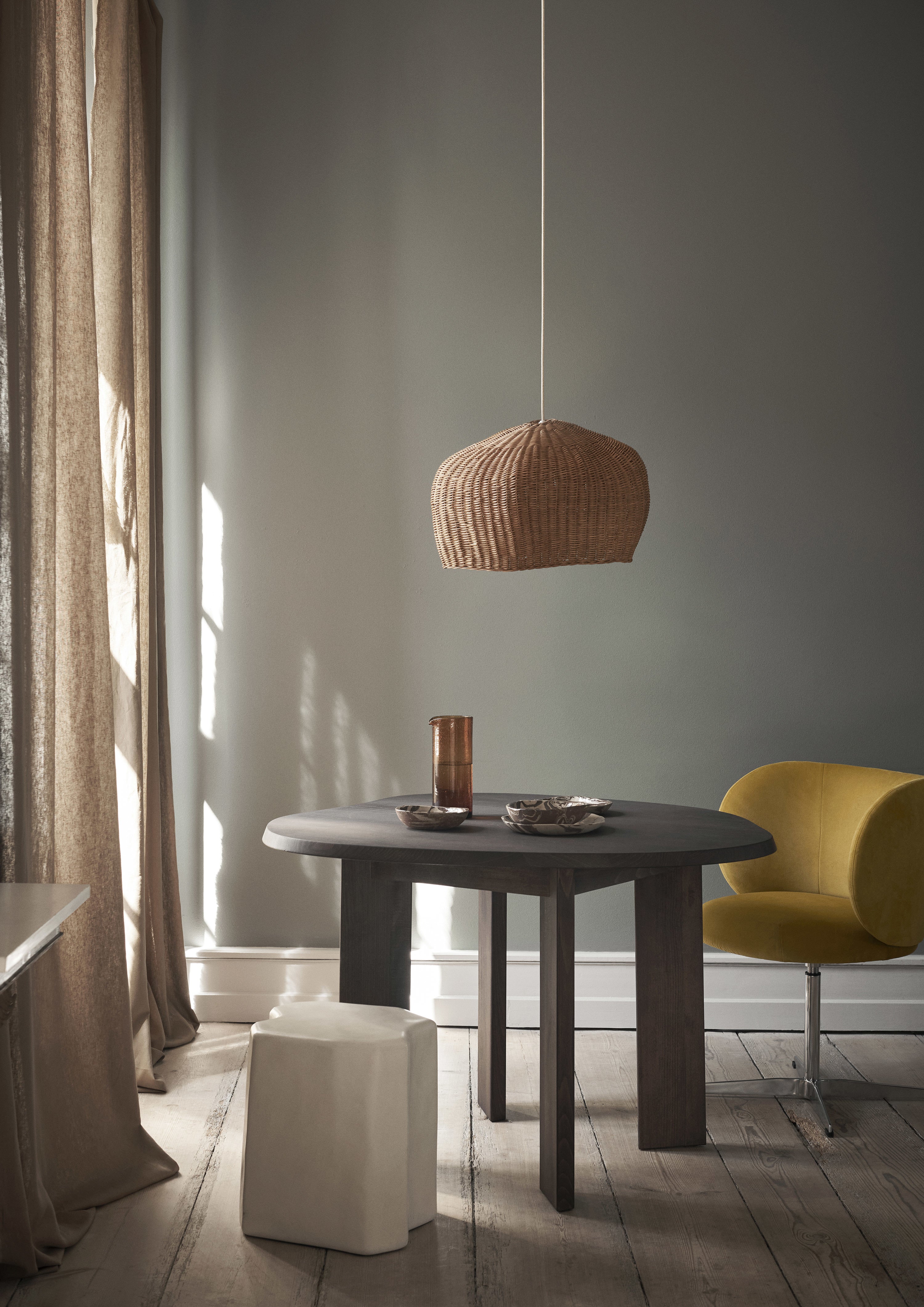 Drape Rattan Lampenschirm