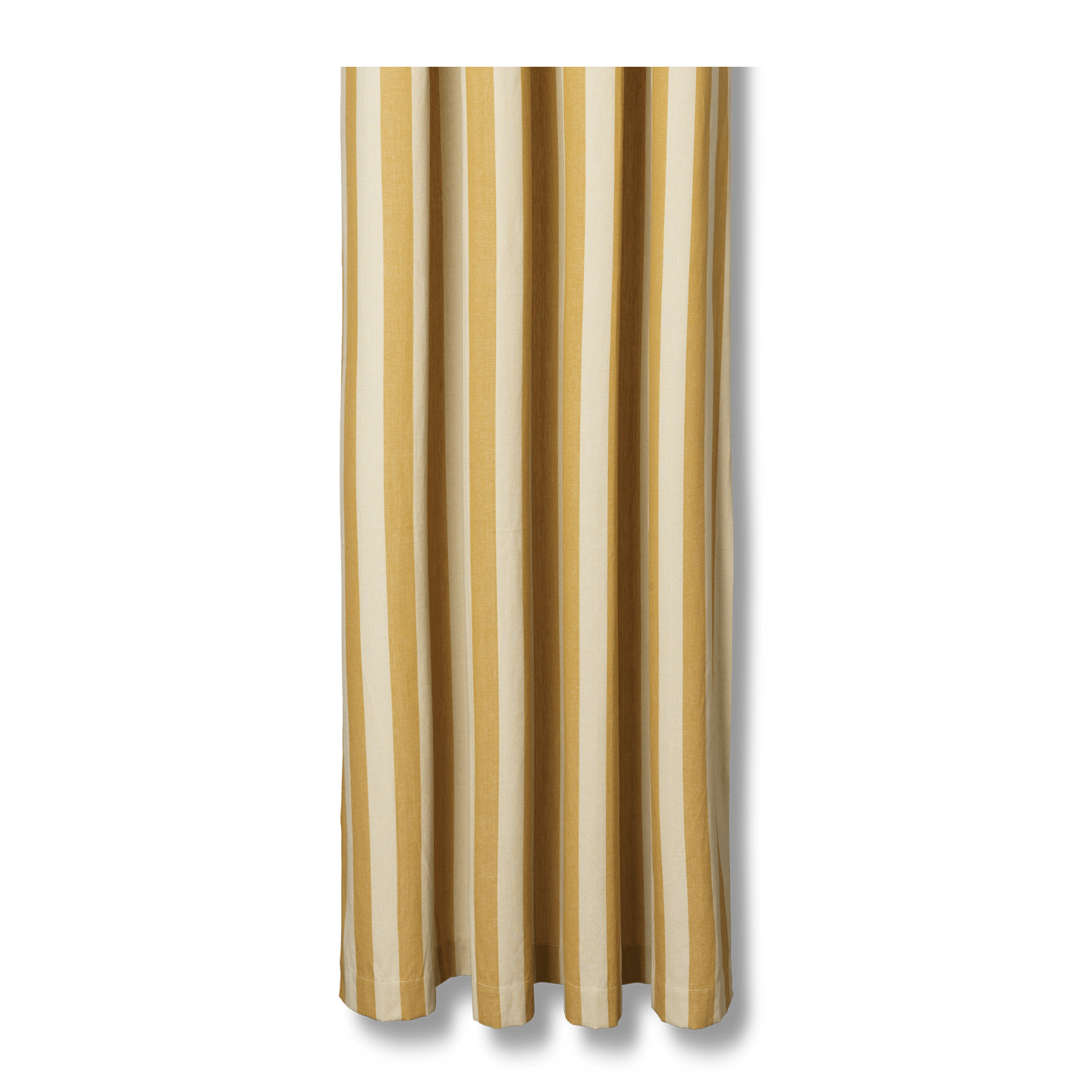 Duschvorhang CHAMBRAY gelb mit beige