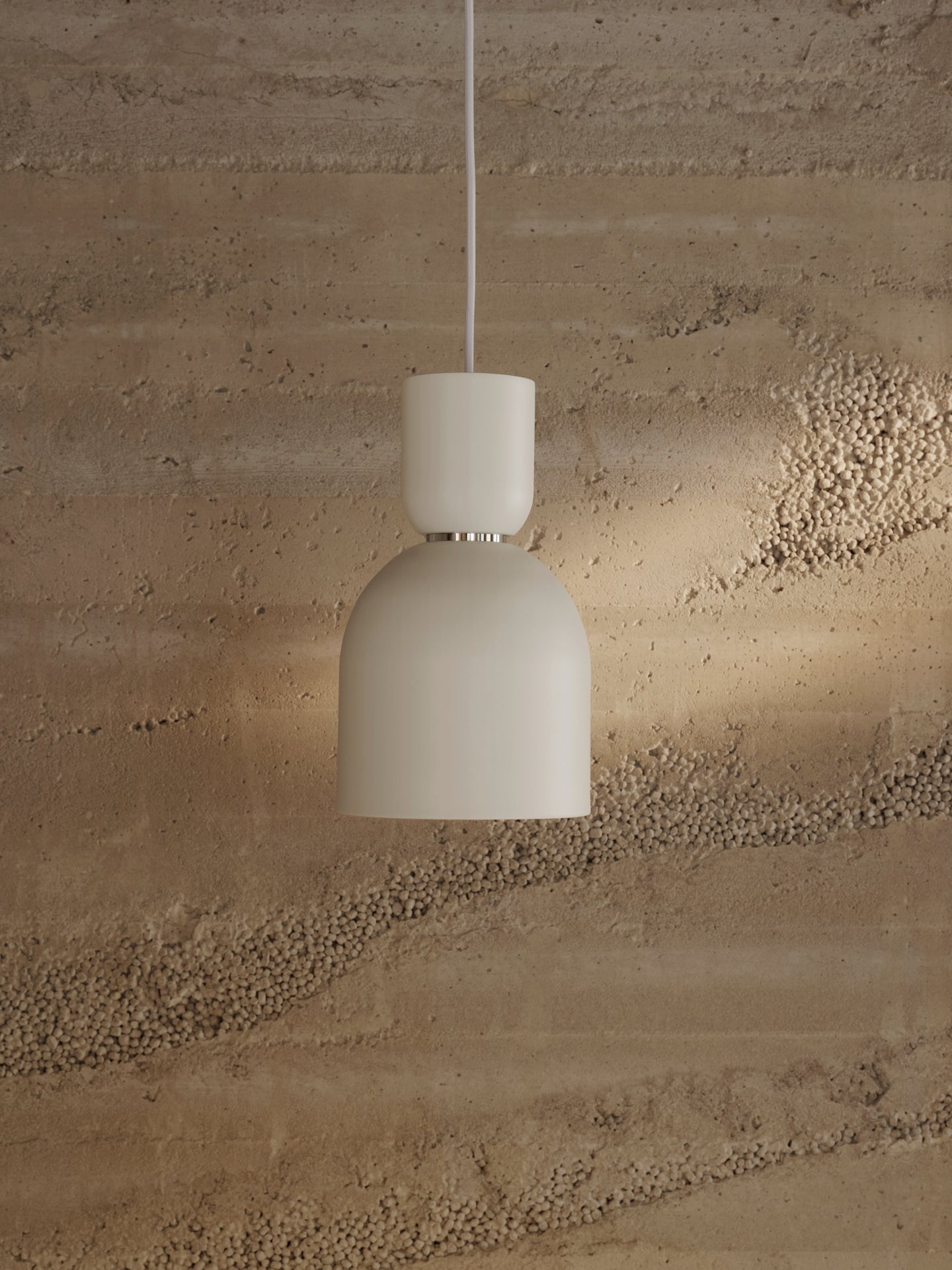 Bell white hanging lamp