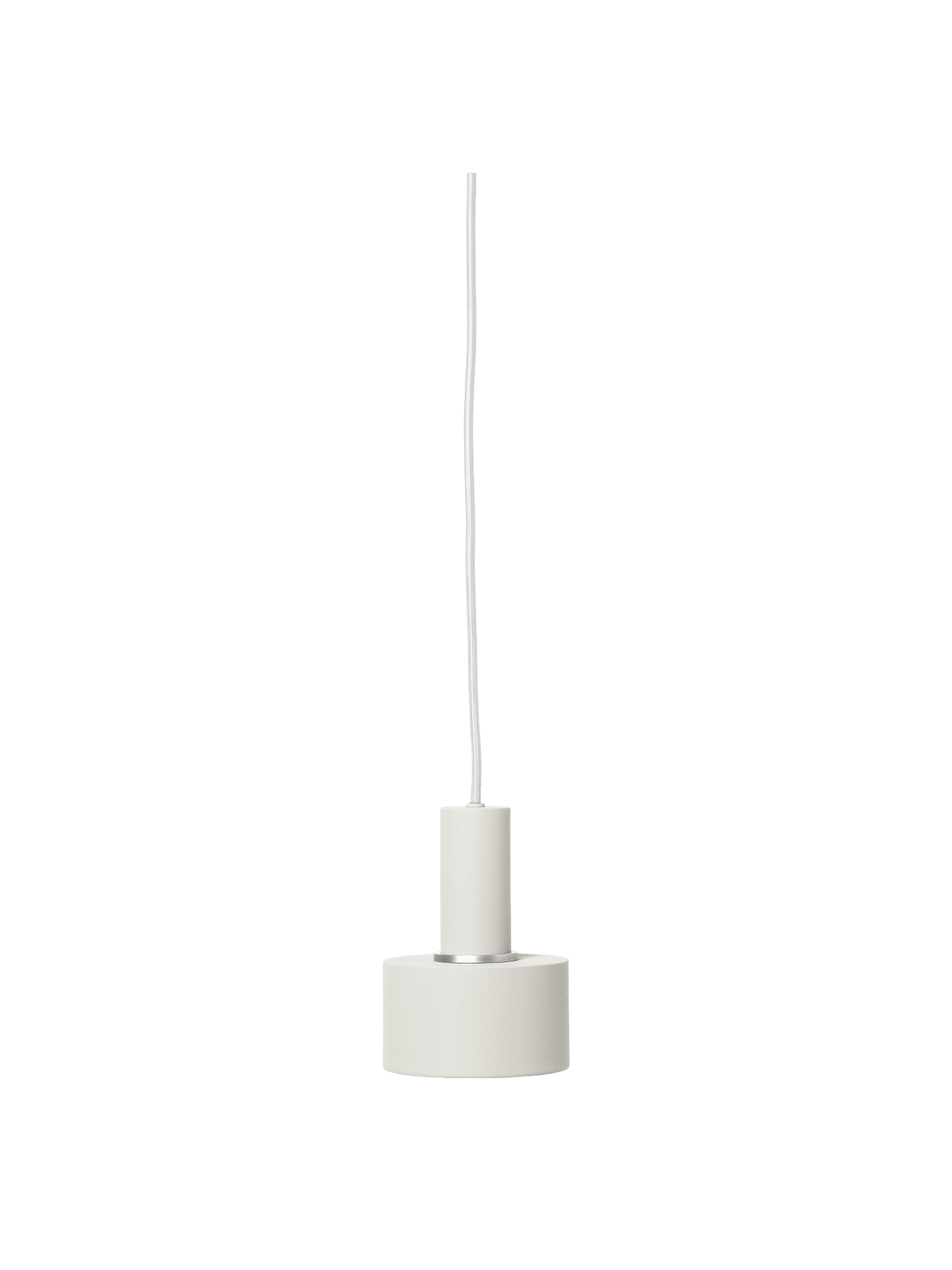 Collect disc white lampshade