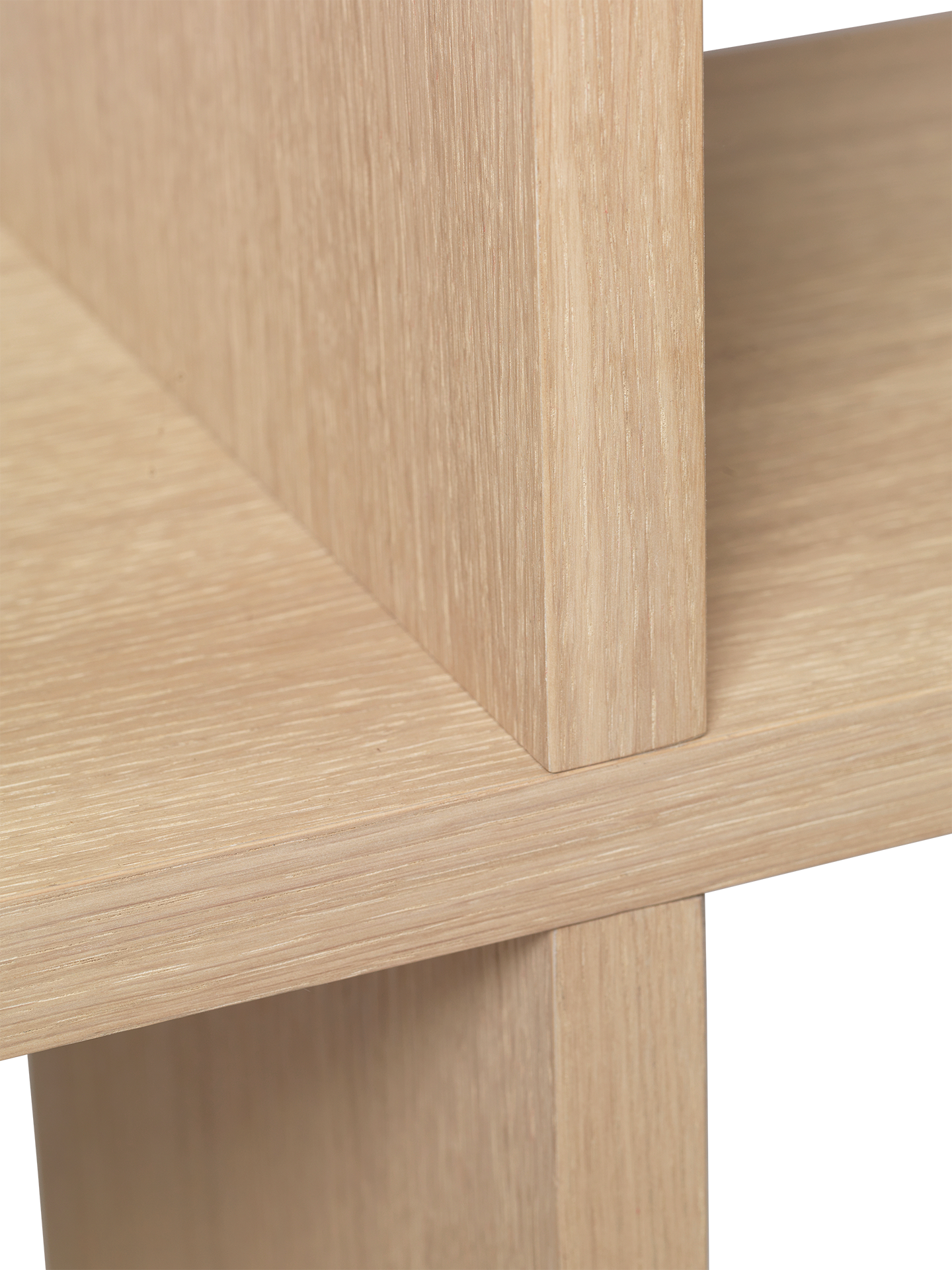 Schwarzes Rack Eiche Holz