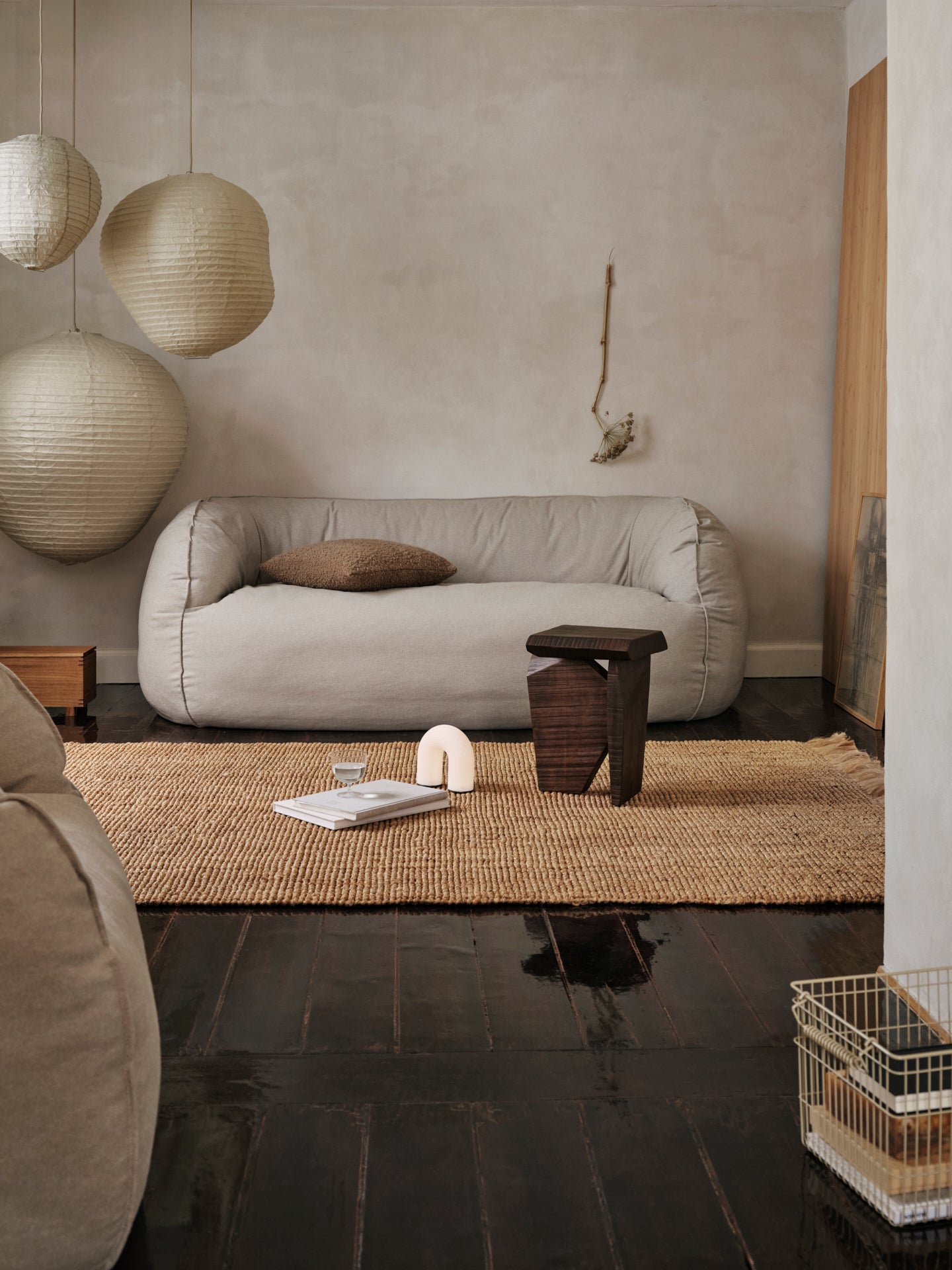 Decorative element Silva dark brown mango wood
