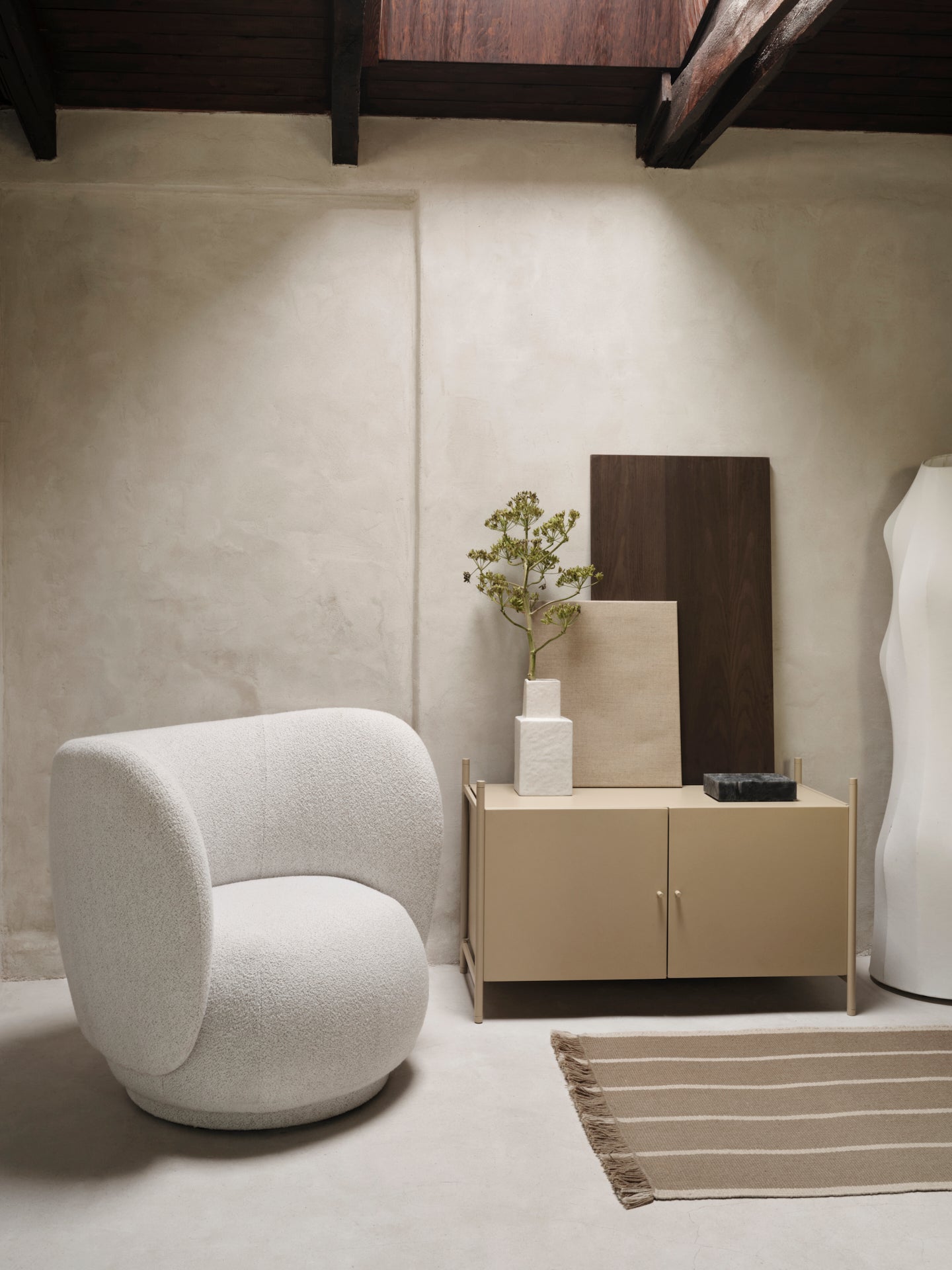 Rico Lounge Sand gebürstete Sessel