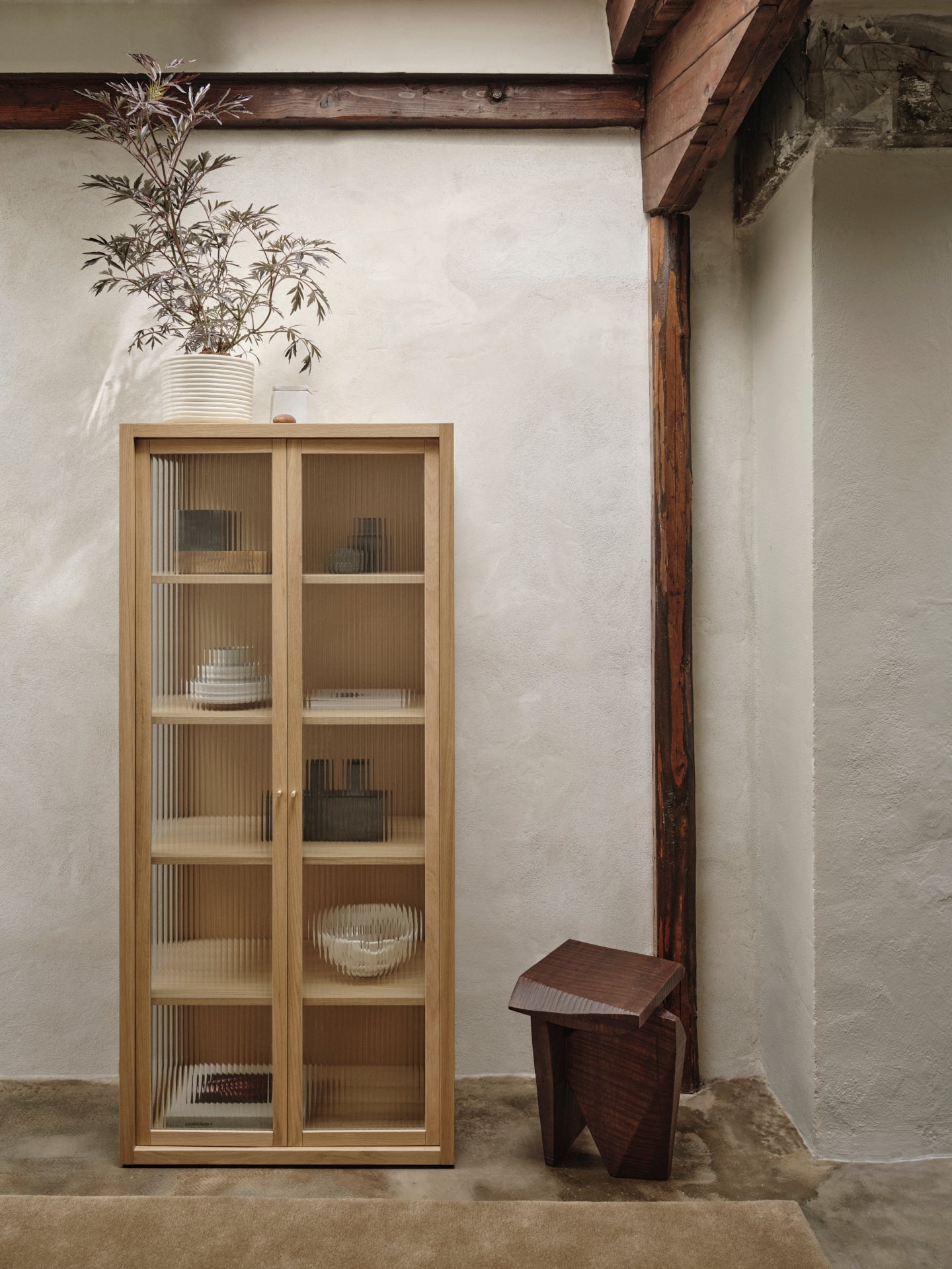 Decorative element Silva dark brown mango wood