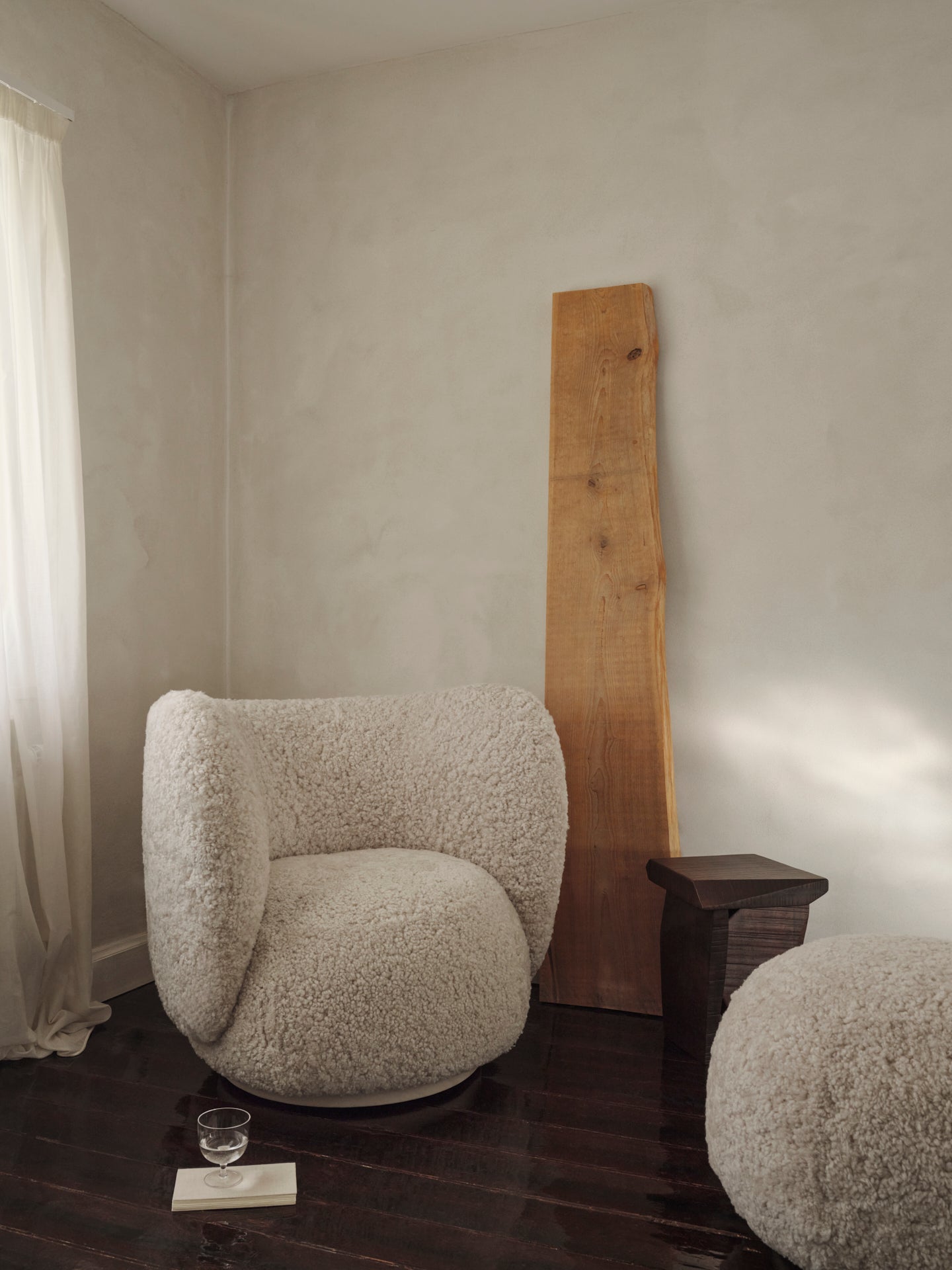 Decorative element Silva dark brown mango wood