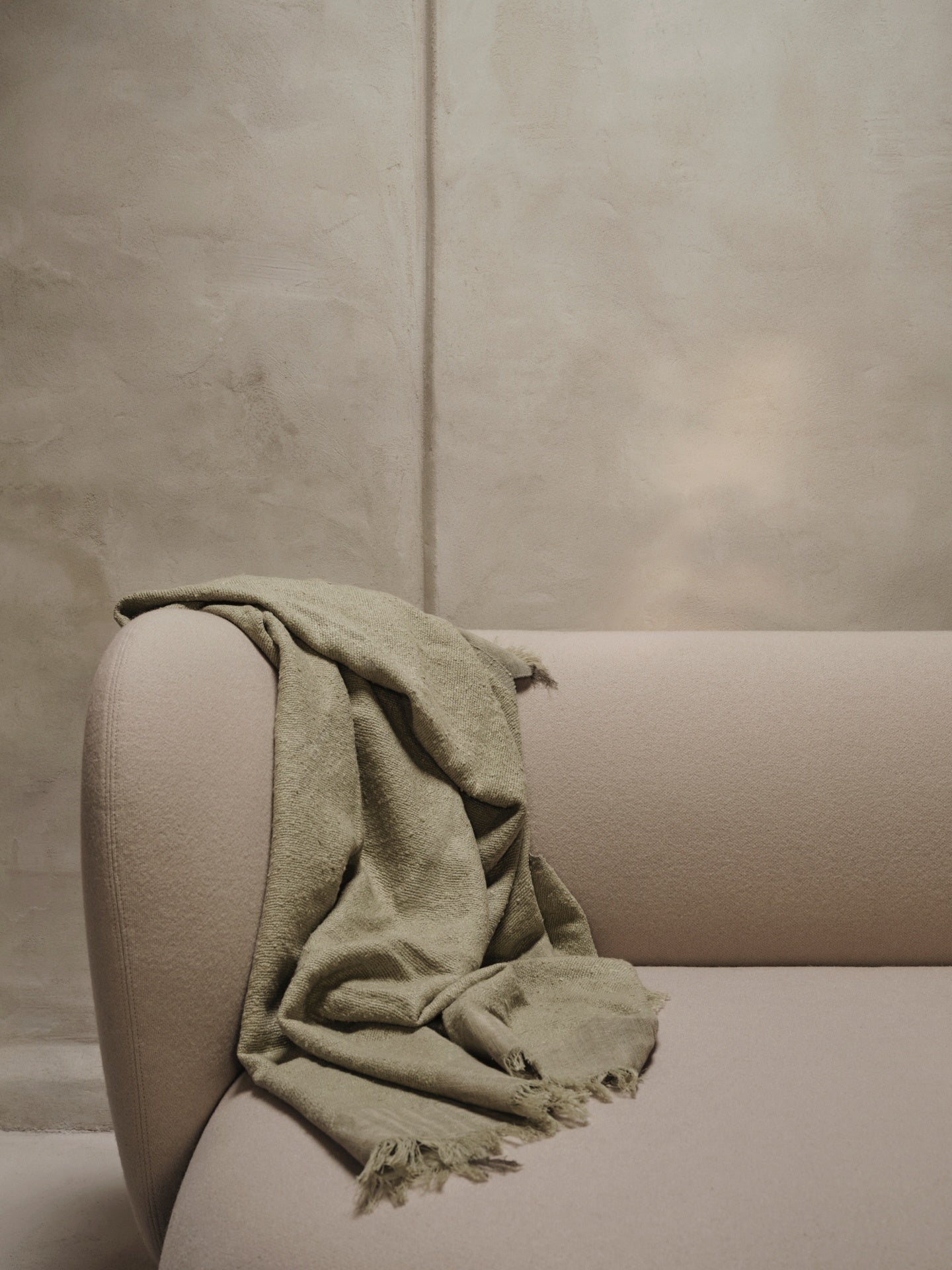 WEAVER bedspread gray-green