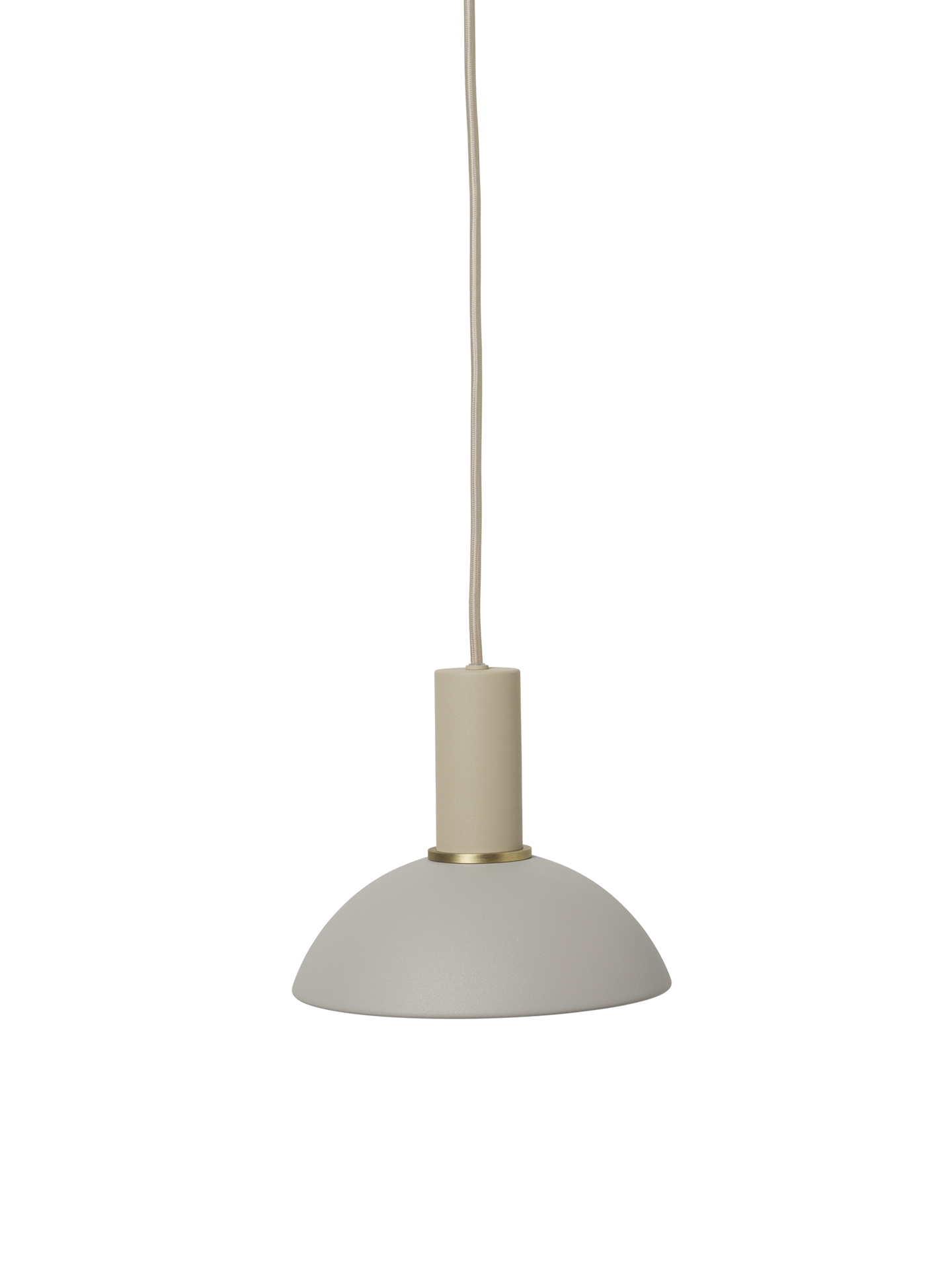 Collect hoop light gray lampshade